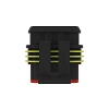 CONN TYCO SS1.5 4W MS BLK PLSTC