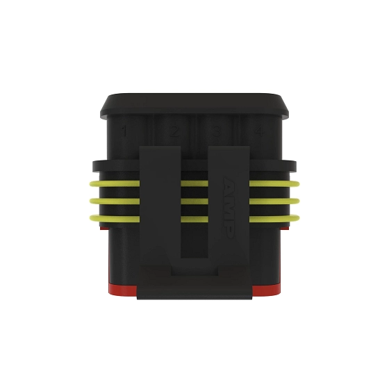 CONN TYCO SS1.5 4W MS BLK PLSTC