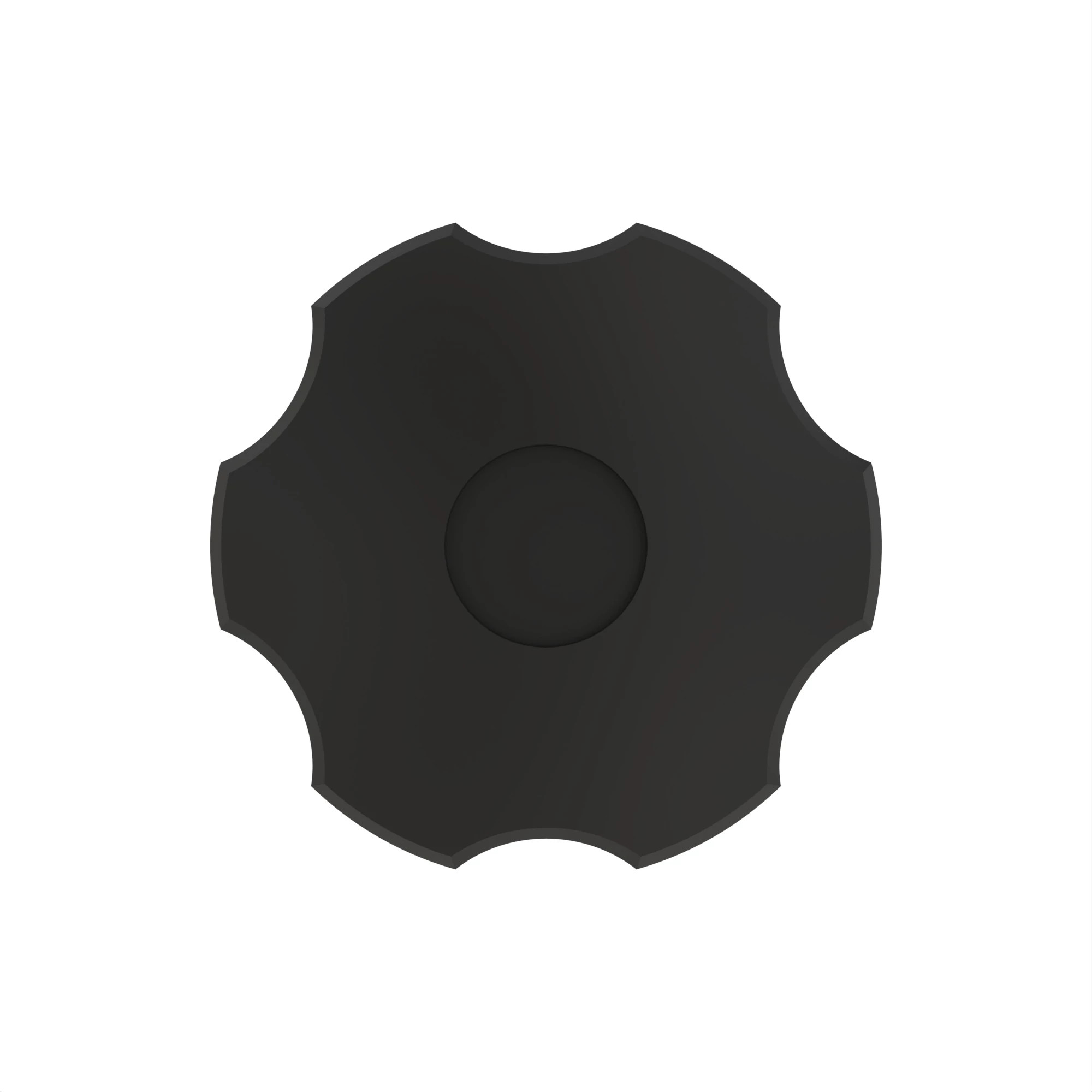 KNOB, KNURLED FEMALE, THREADED