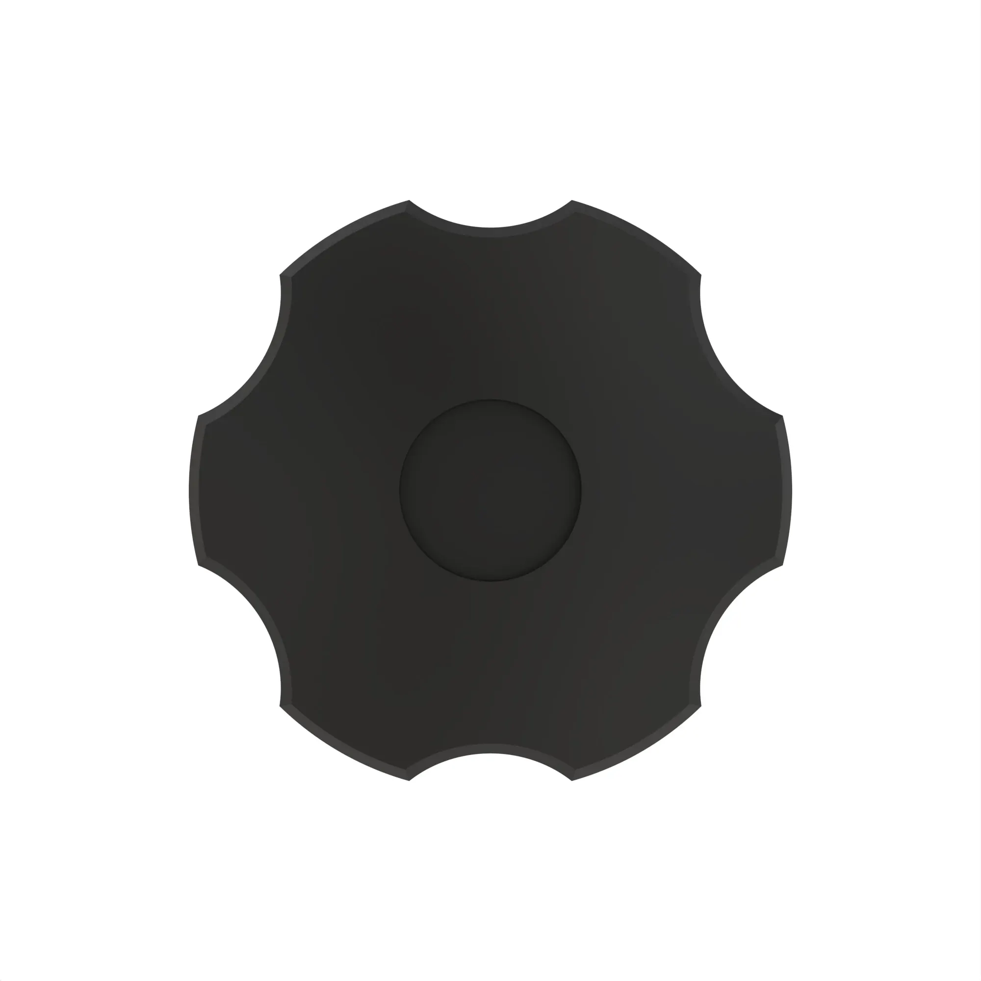 KNOB, KNURLED FEMALE, THREADED
