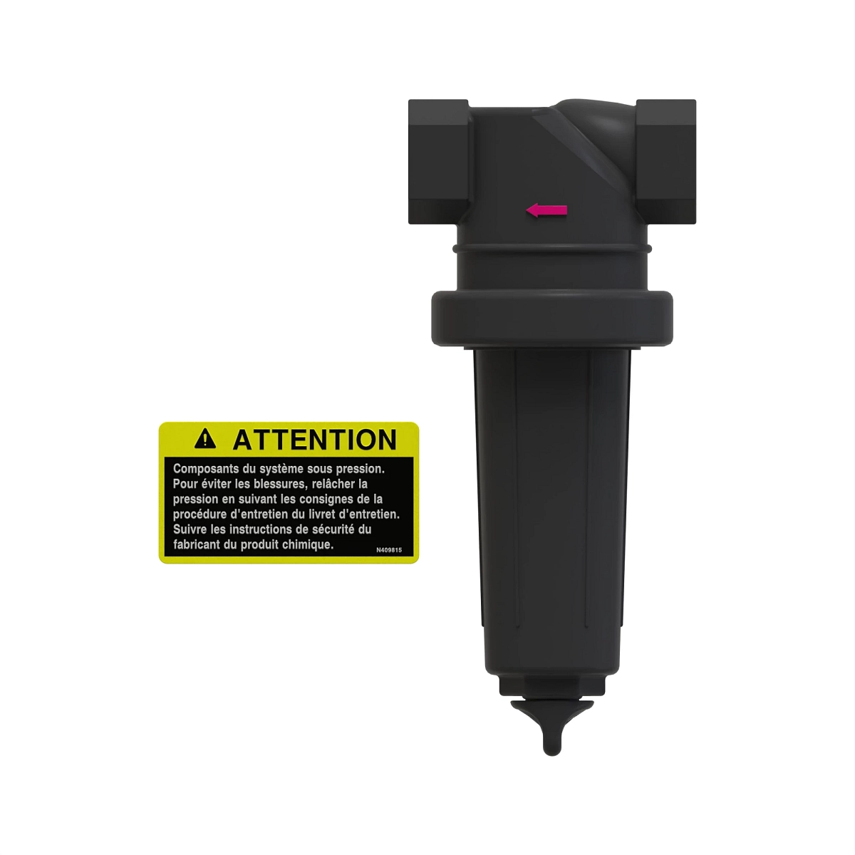 STRAINER, 80 MESH 1" NPT, FRENCH