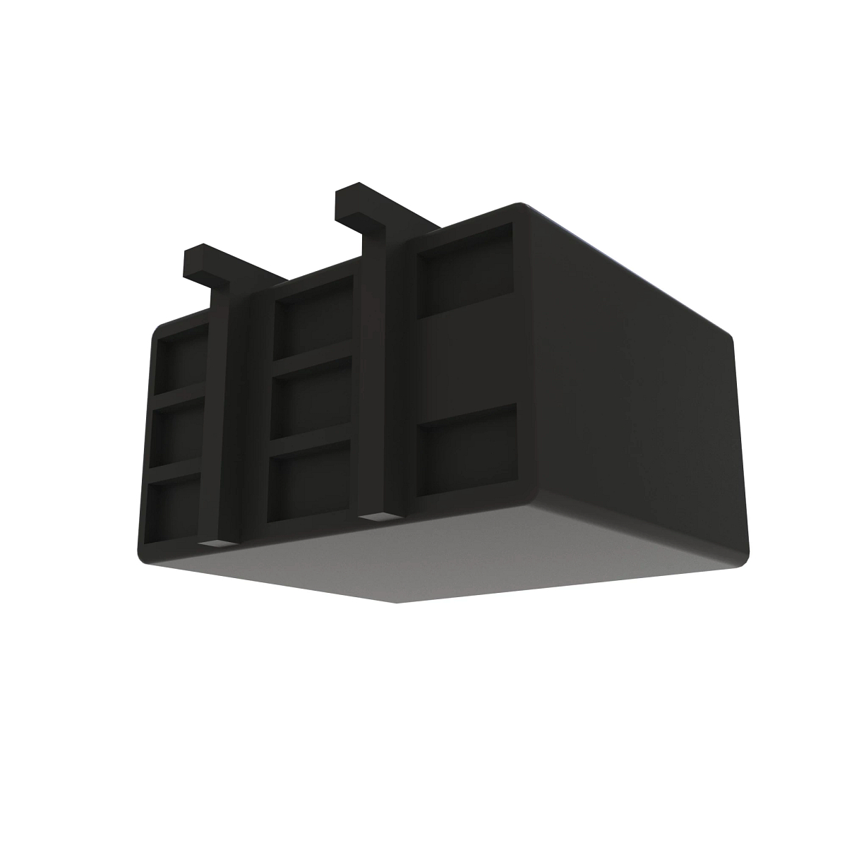 John Deere Black External Electrical Connector Housing, 9 Cavities - 57M10771