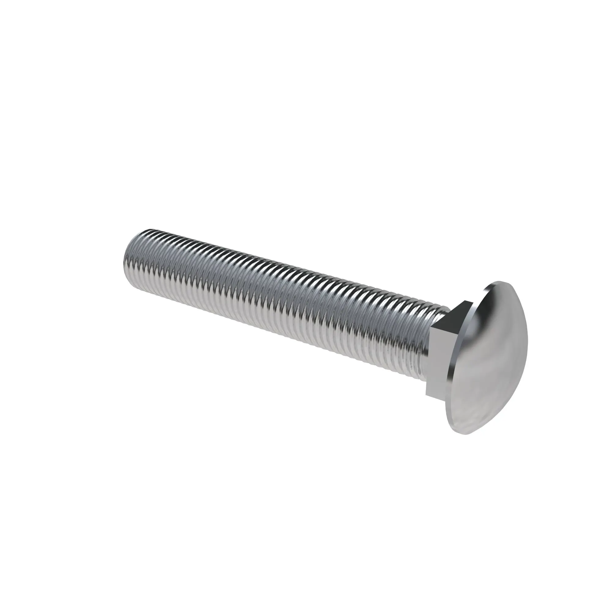 John Deere Round Head Square Neck Bolt, M8 X 75 - 03M7511