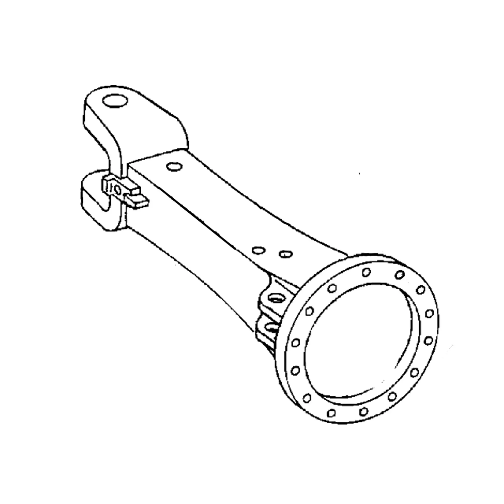 John Deere Right Side Hand Axle Housing - R130549