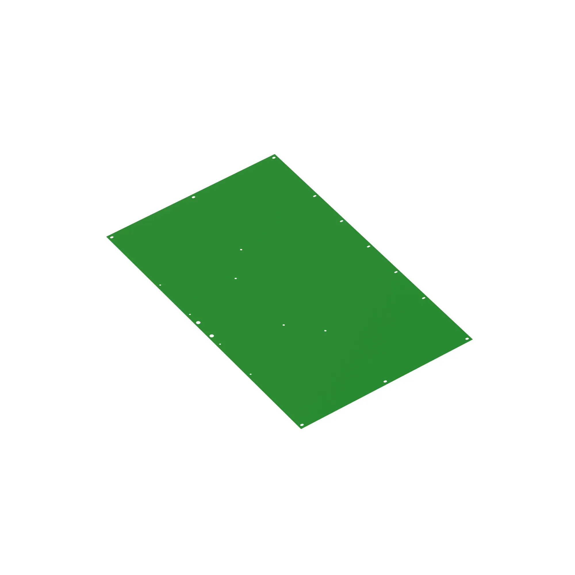 John Deere Main Frame Rear Sheet - KK17023