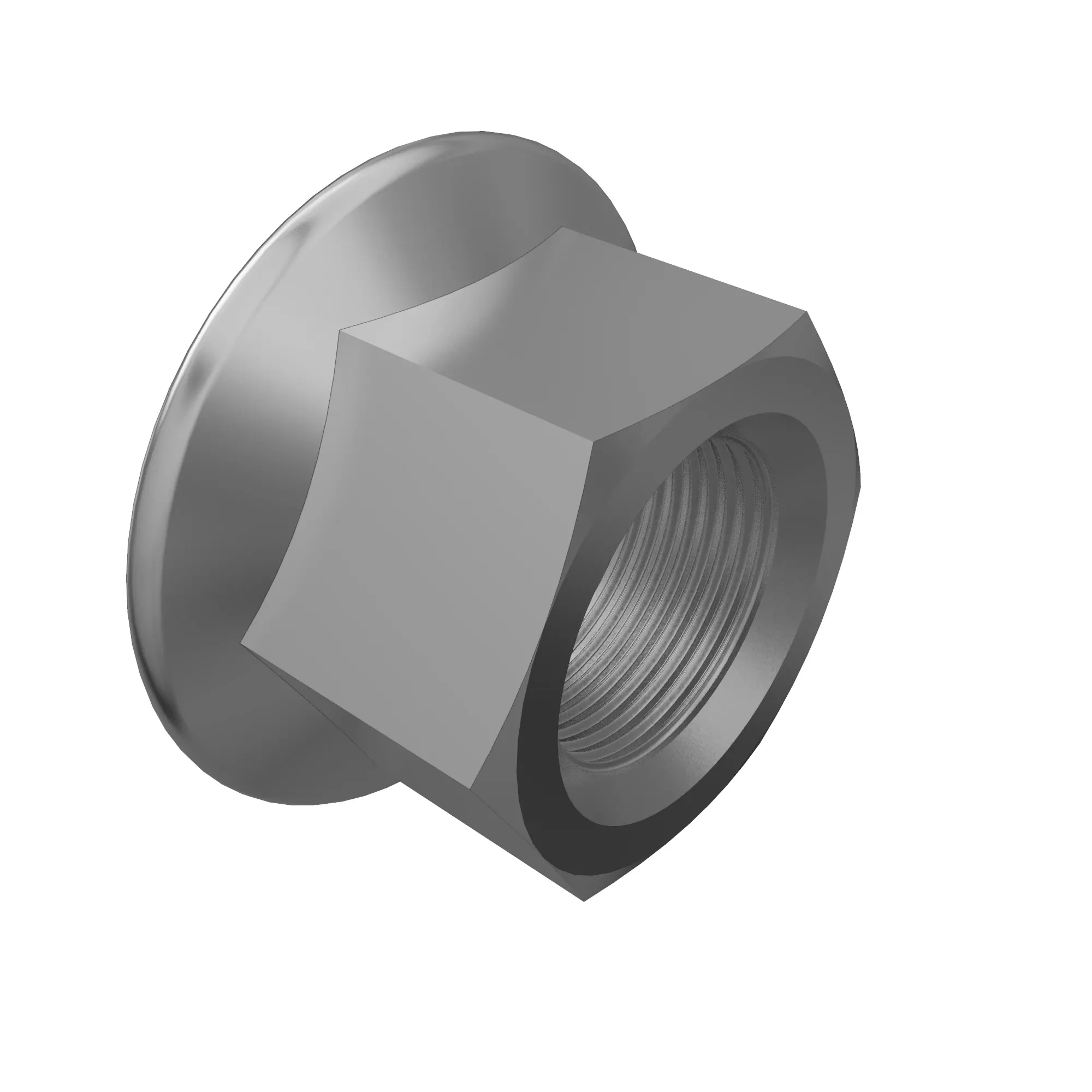 NUT, METRIC, HEX FL, SELF LOCKING