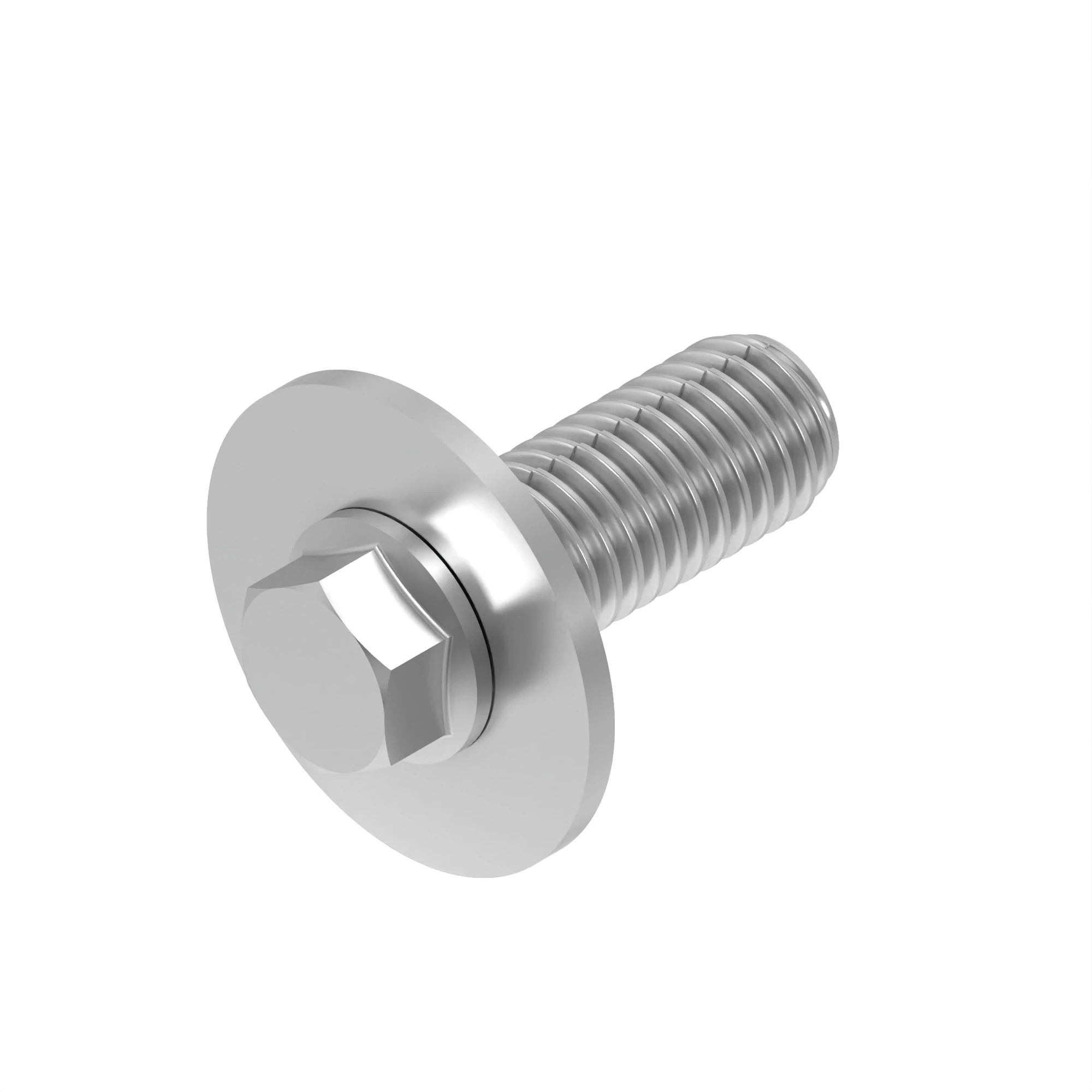 John Deere Hexagonal Flange Head Self-Tapping Screw, 0.312" X 0.933" - R552550