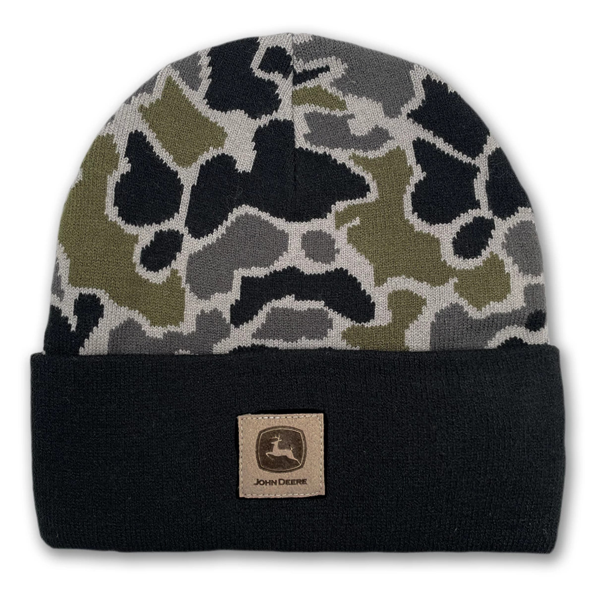 Cuffed Beanie - Black Duck Camo