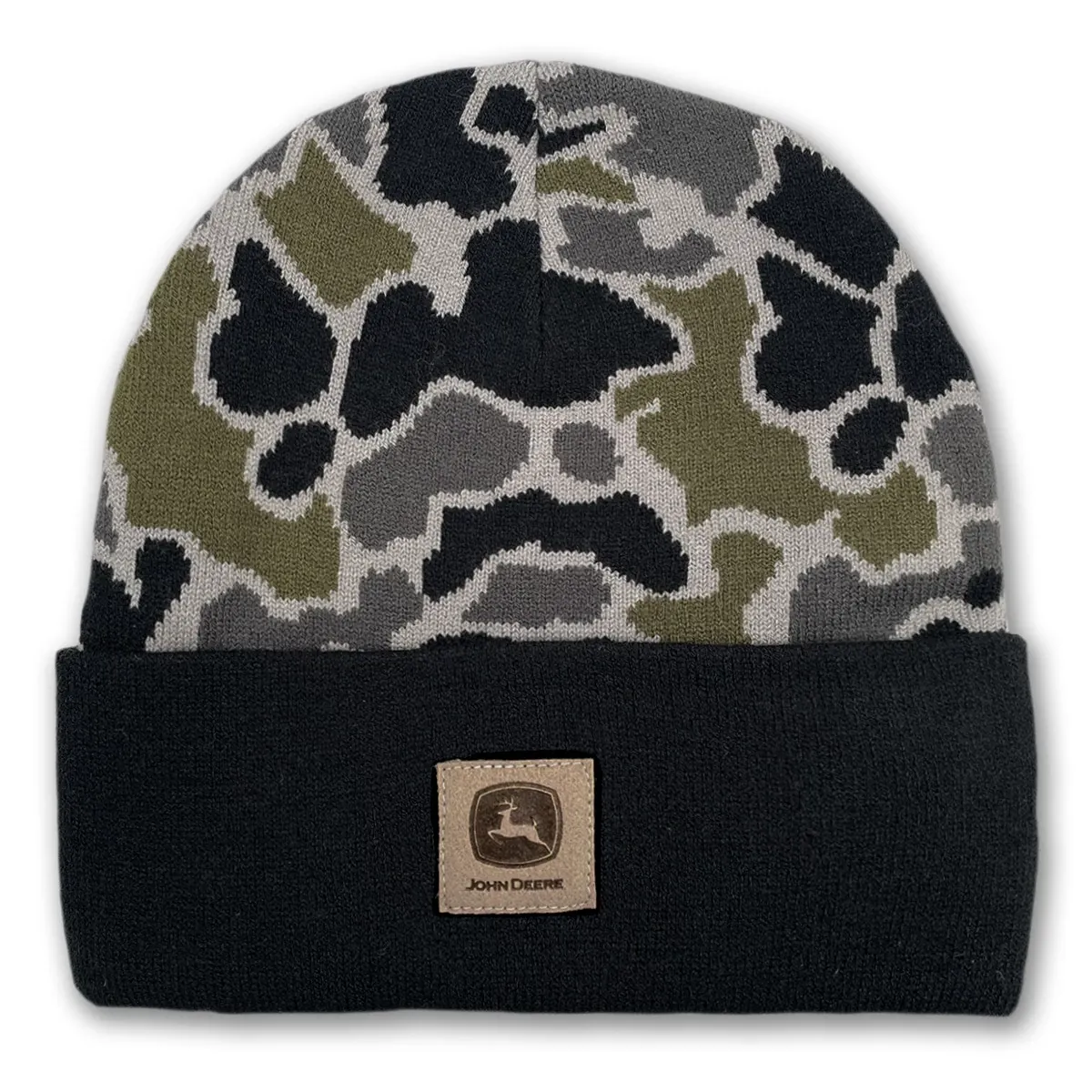 Cuffed Beanie - Black Duck Camo