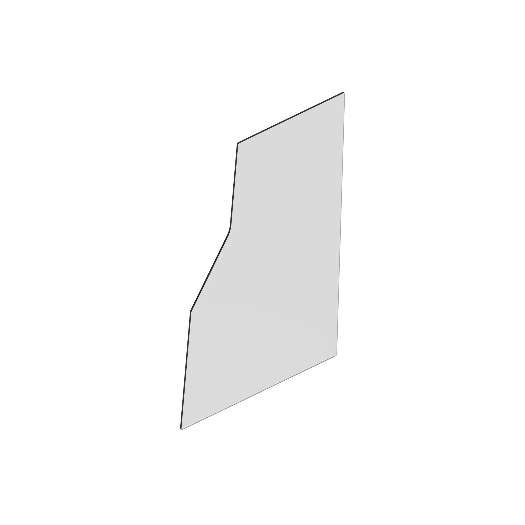 LH STATIONERY WINDOW GLASS