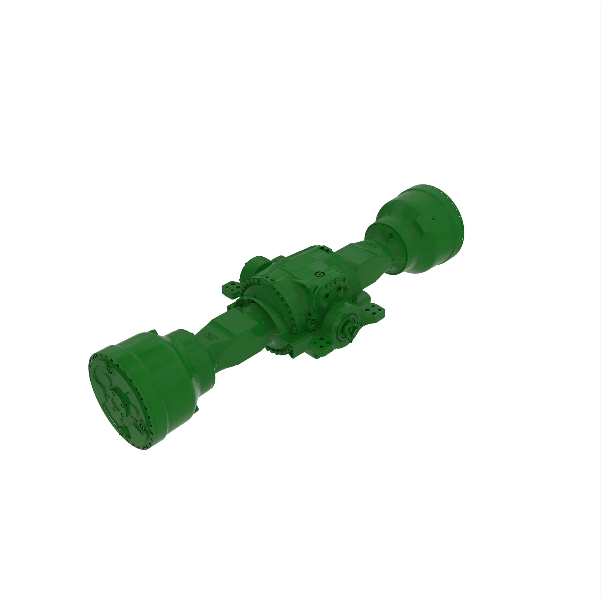 Axle With Differential, Oscillating