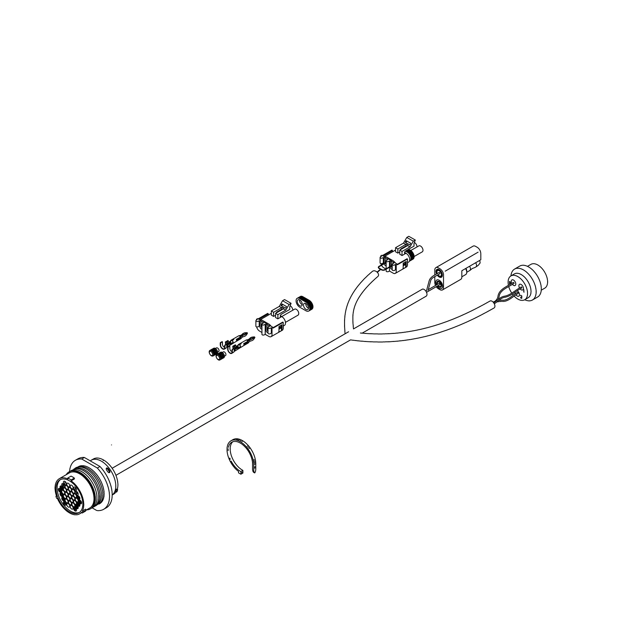 John Deere GreenStar™ Rate Controller to Raven Liquid Fertilizer Adapter Harness Kit - PF90576