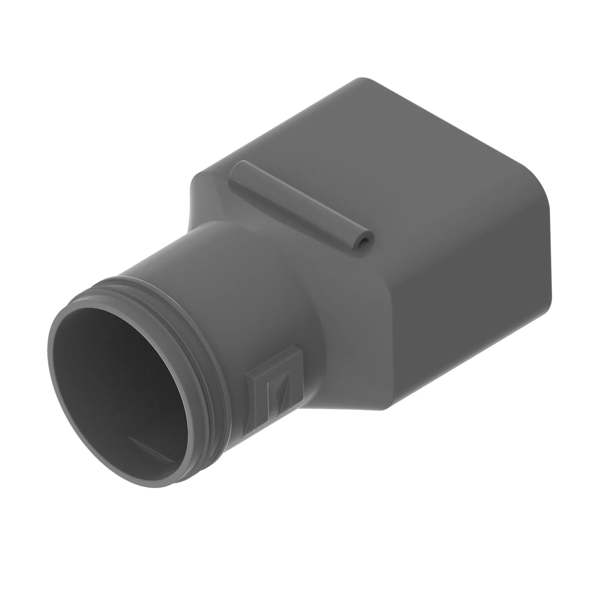 DEUTSCH DT 12W BCKSHL 180D BLK PLST