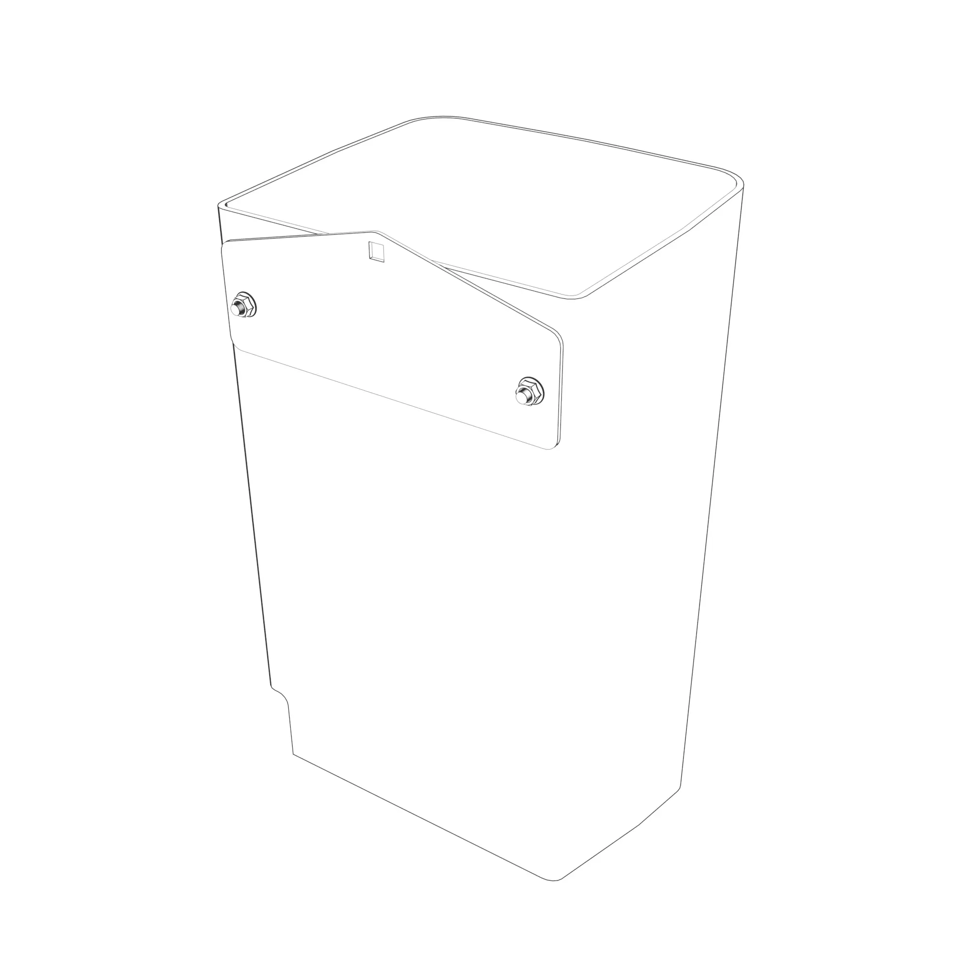 John Deere Lower Outer Air Duct - AKK44159