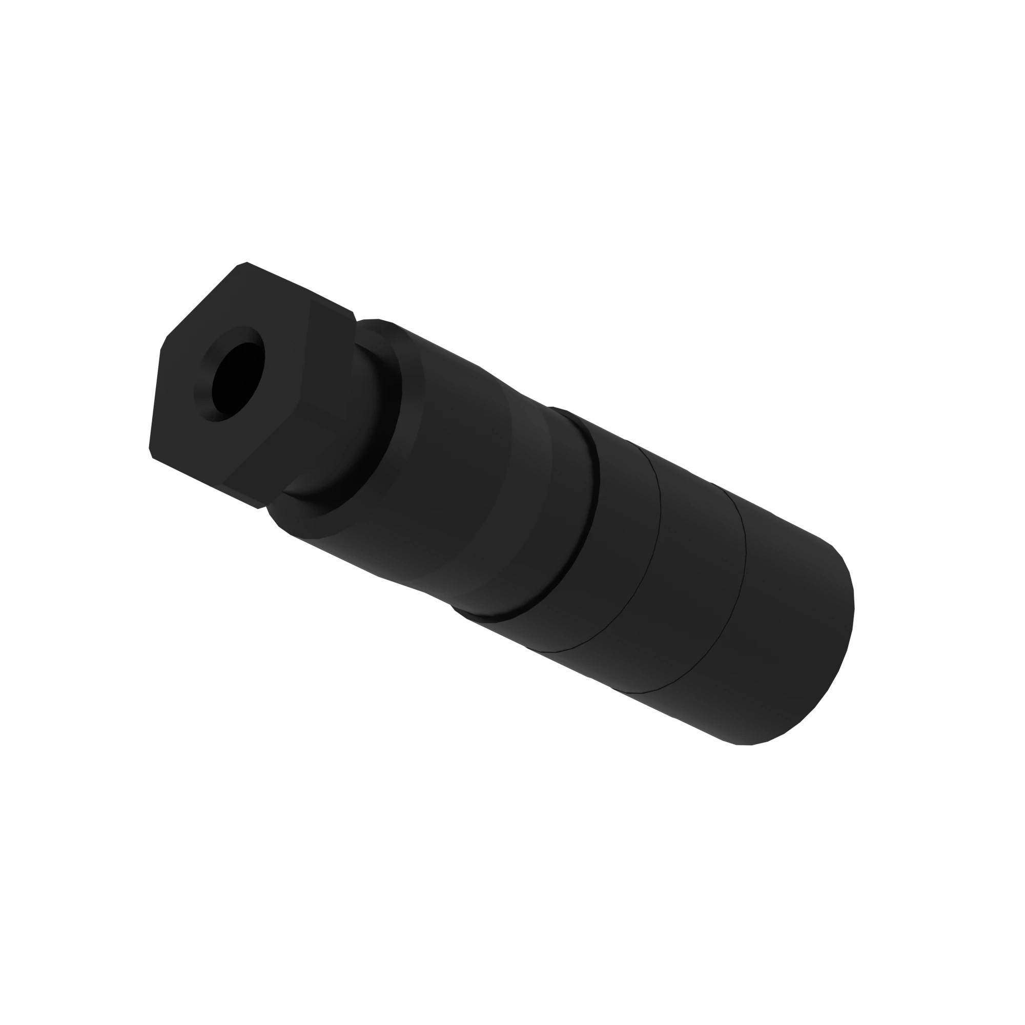 CONN BINDER 423 4W FS BLK PLSTC