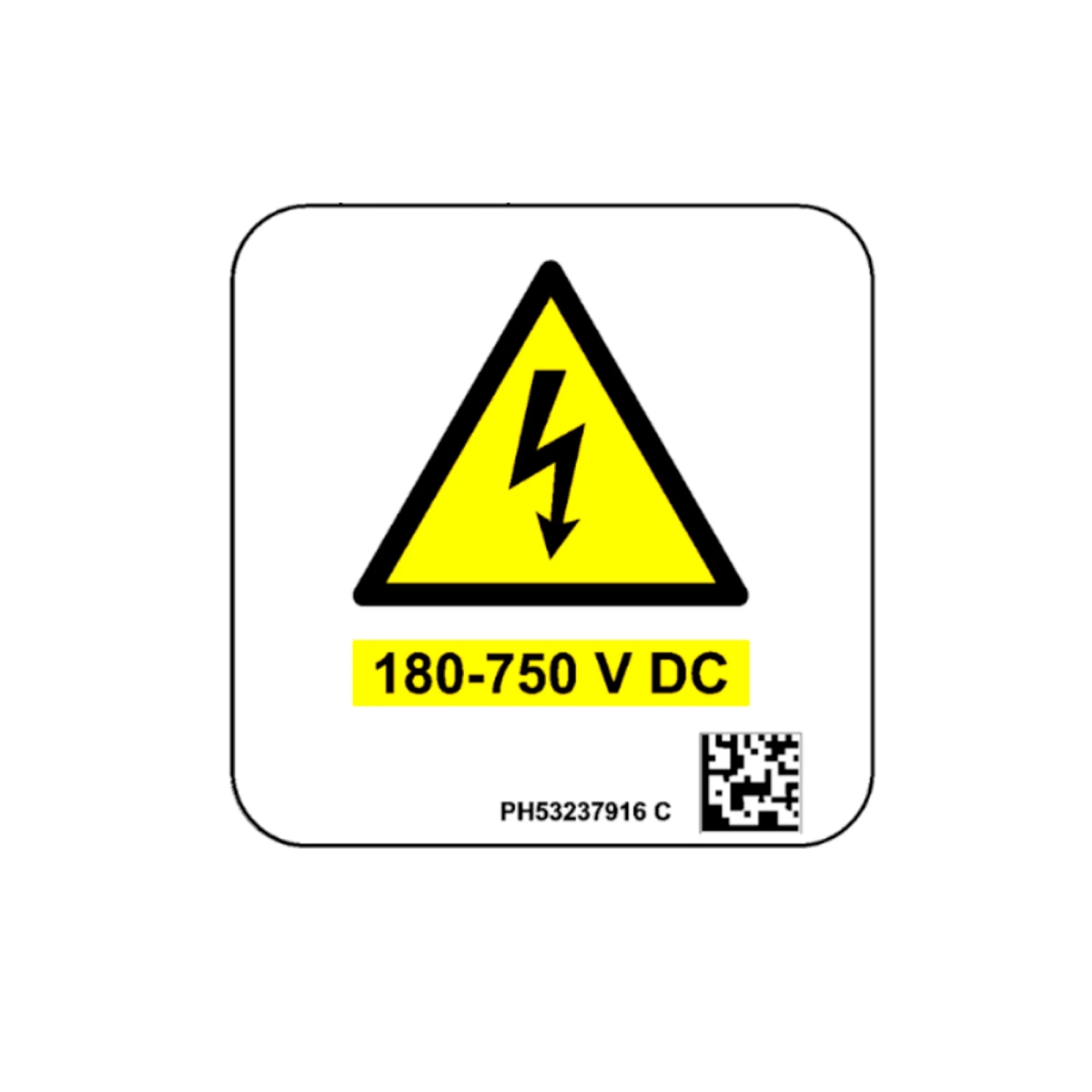 Safety Sign, Warning Gov 180 ? 750