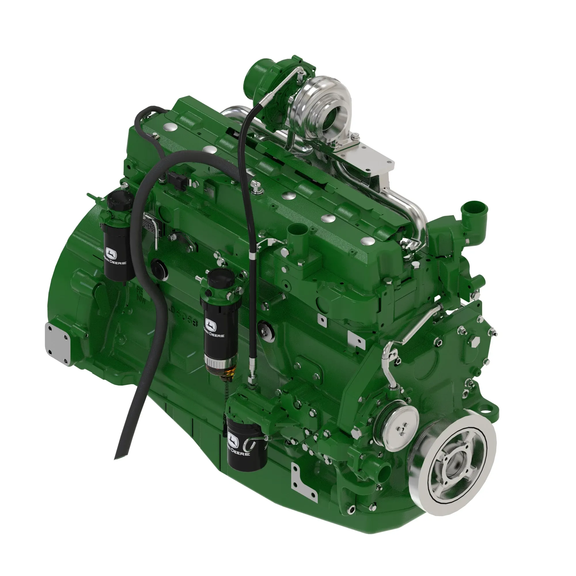 John Deere Diesel Engine, T3, 6.8 Liter, 129KW, 2400RPM - DZ118522