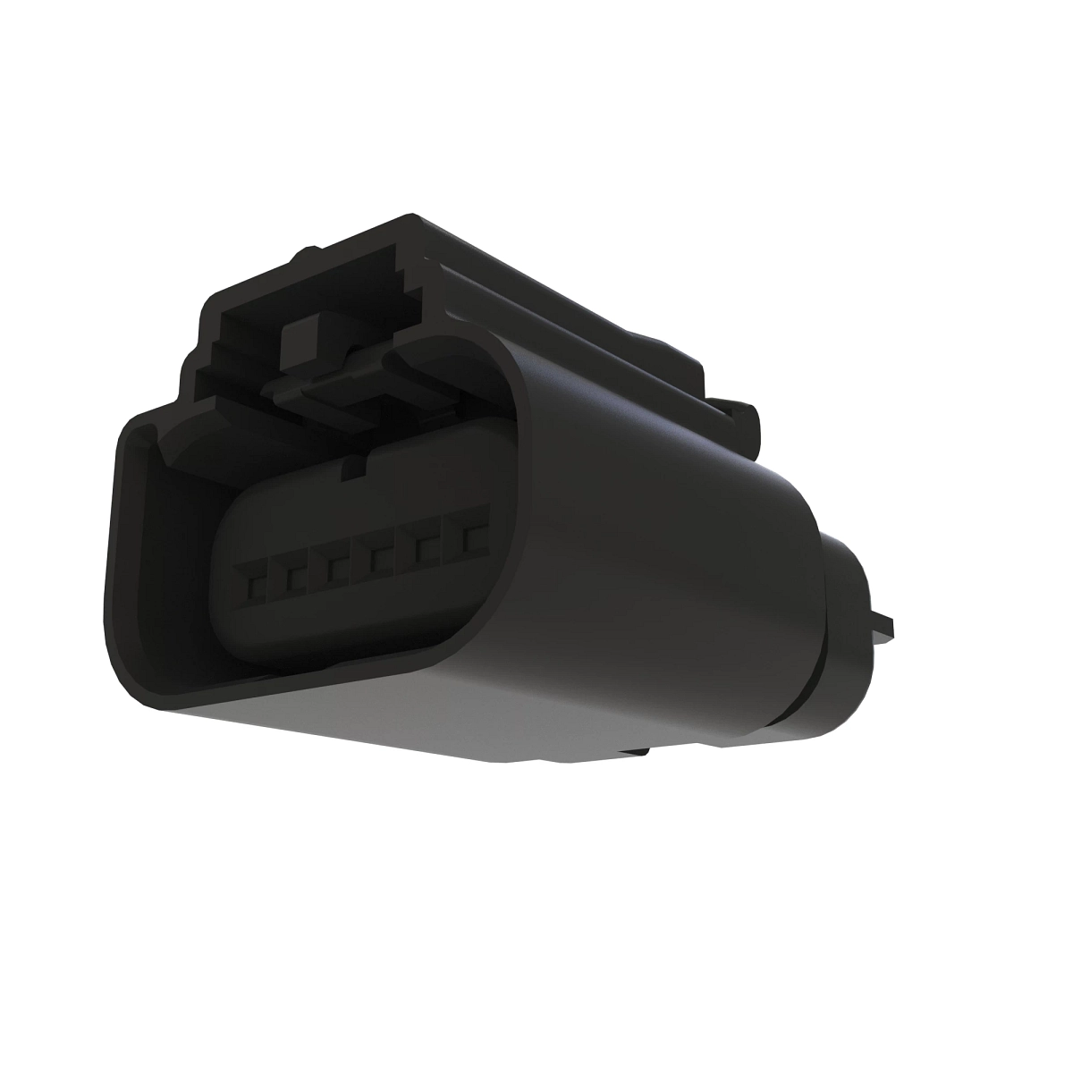 Conn Tyco Get 6W Fs Blk Plstc