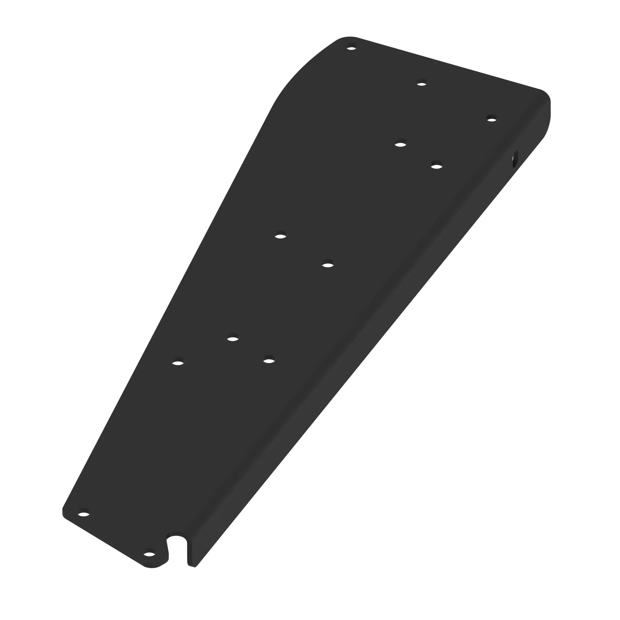 BRACKET, LH STEP, LEFT SIDERAIL