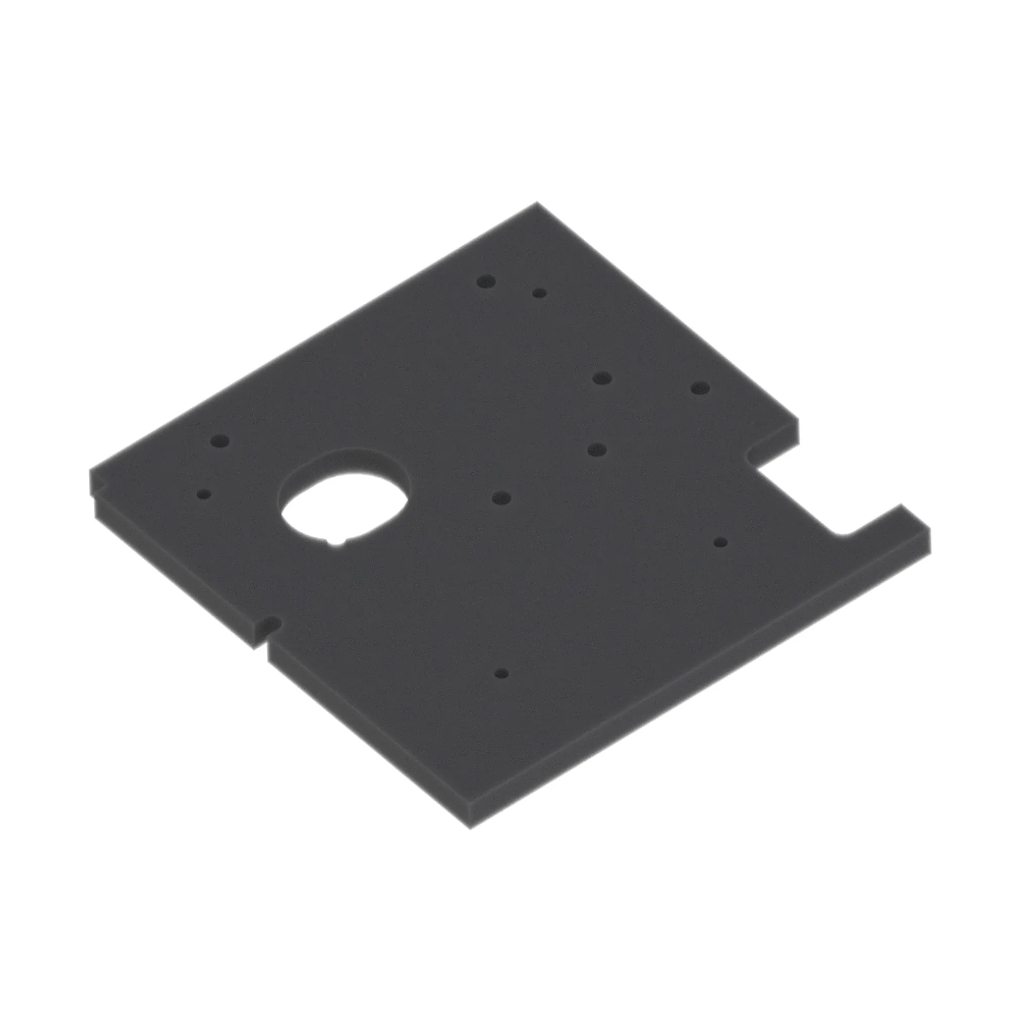 Exterior Foam, Floor, Front RH Nois