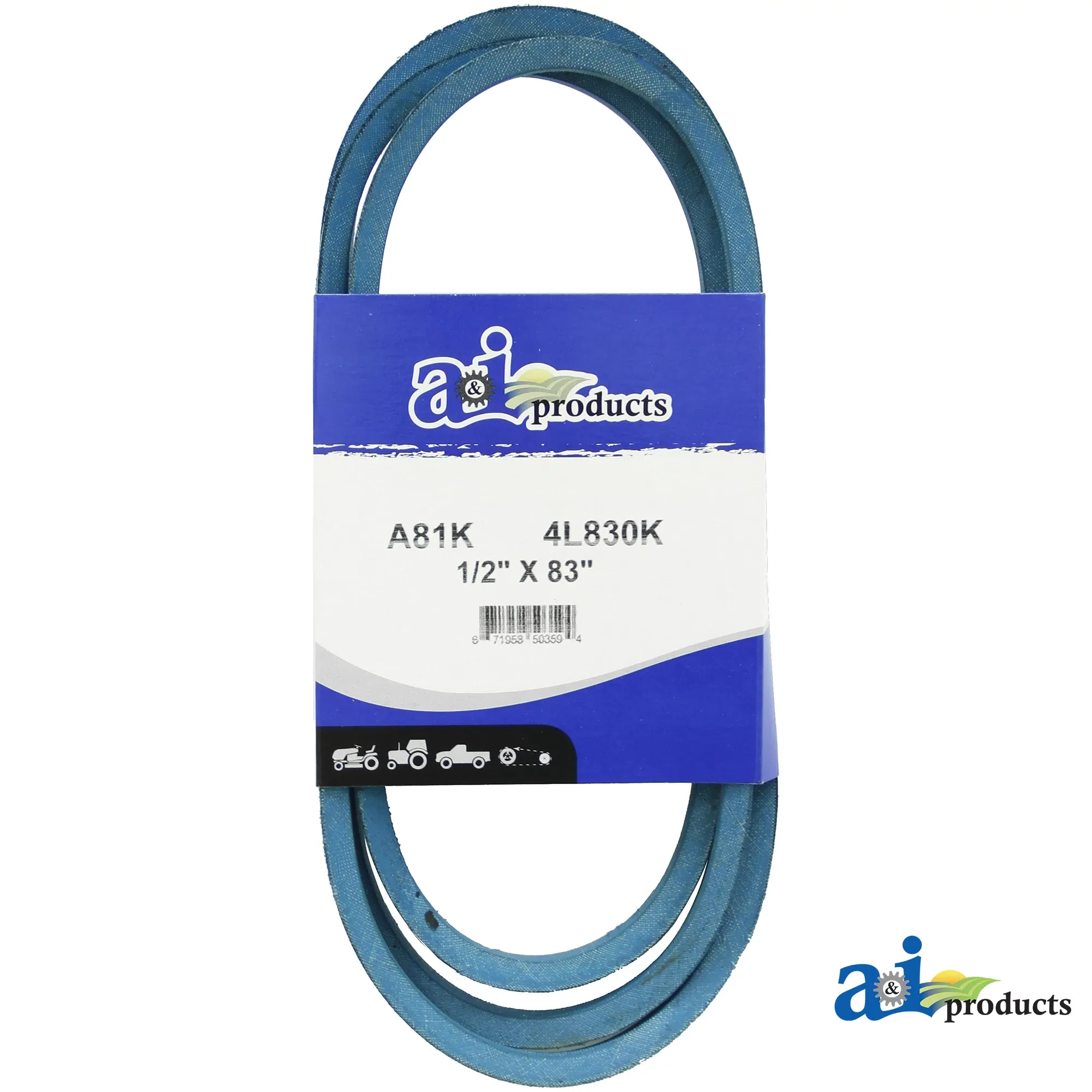 A&I Products Mower Deck Drive V-Belt, Effective Length 2109 mm (83 inch) - A-A81K