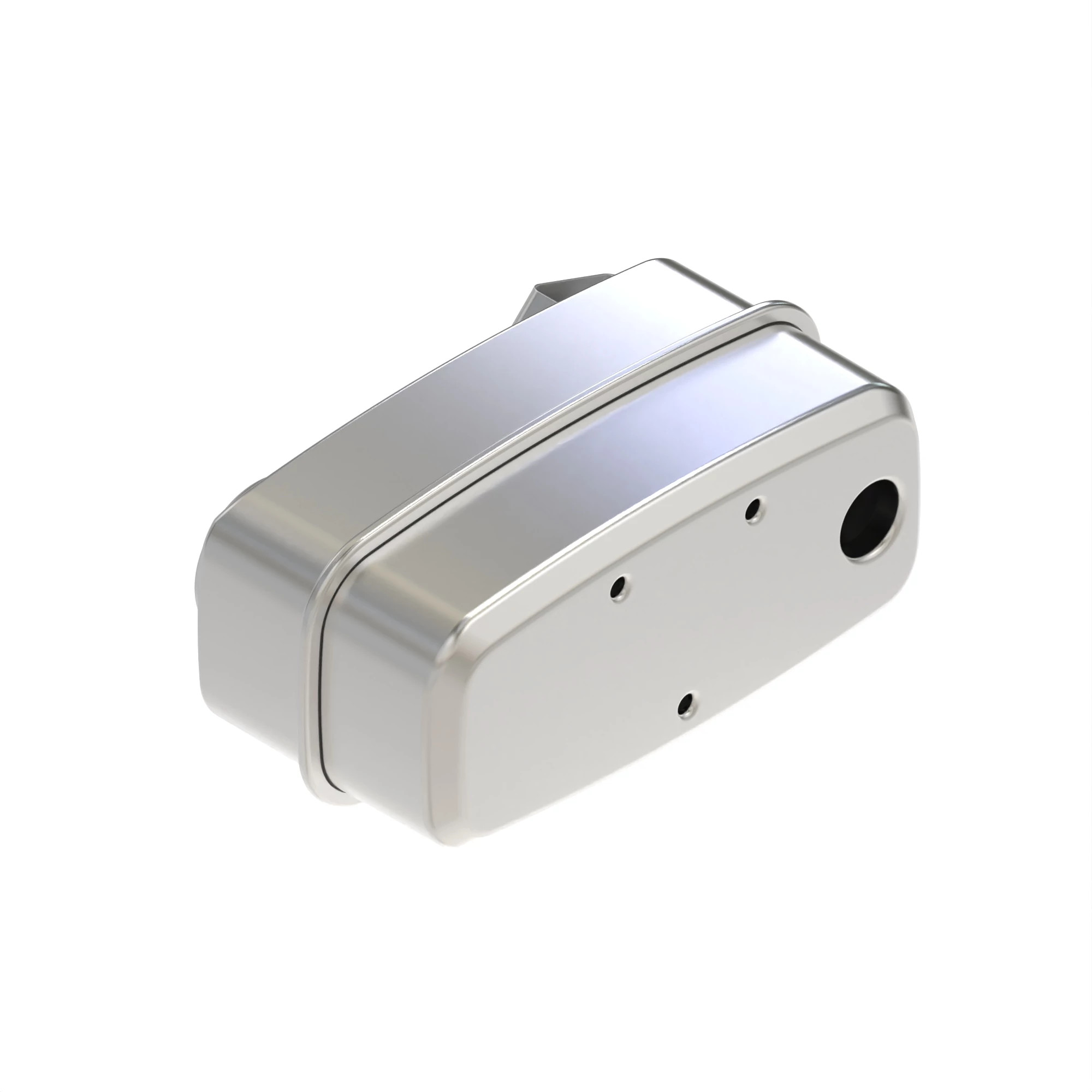 John Deere Right Inlet Non-Aspirated Rectangular Shaped Muffler - GY21018