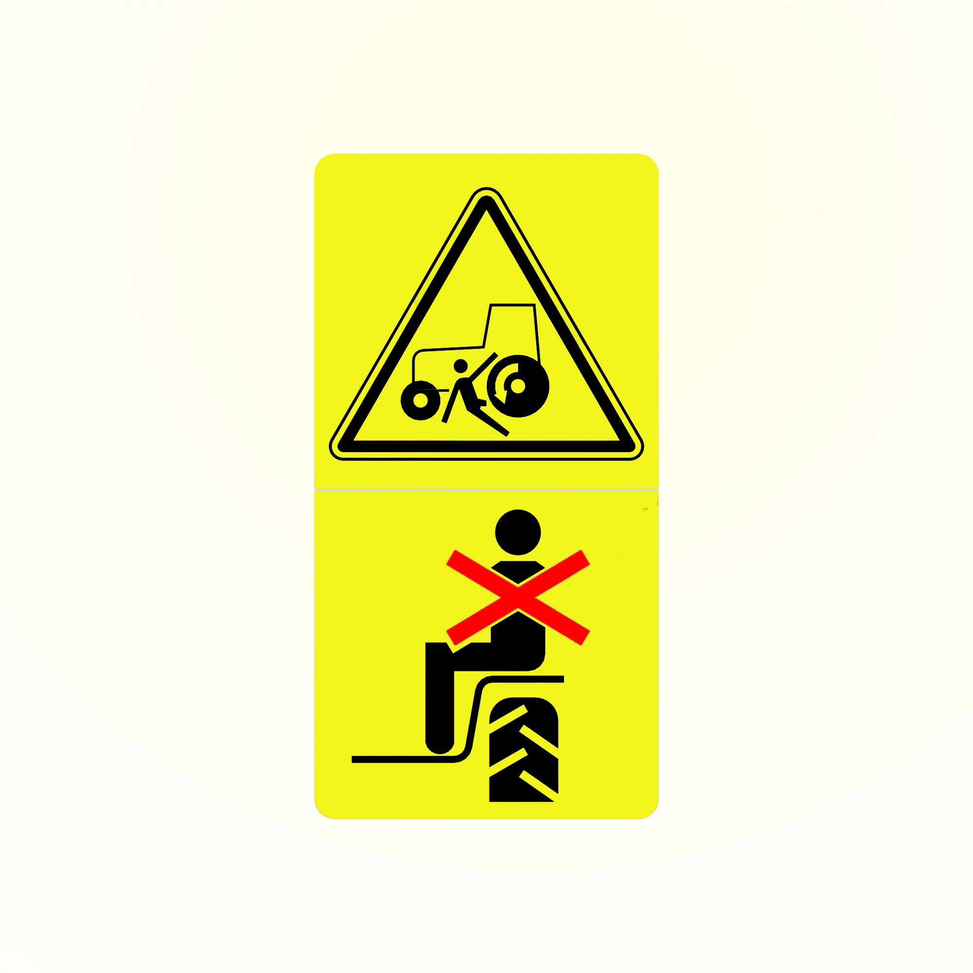 John Deere Safety Signs Label - L64996