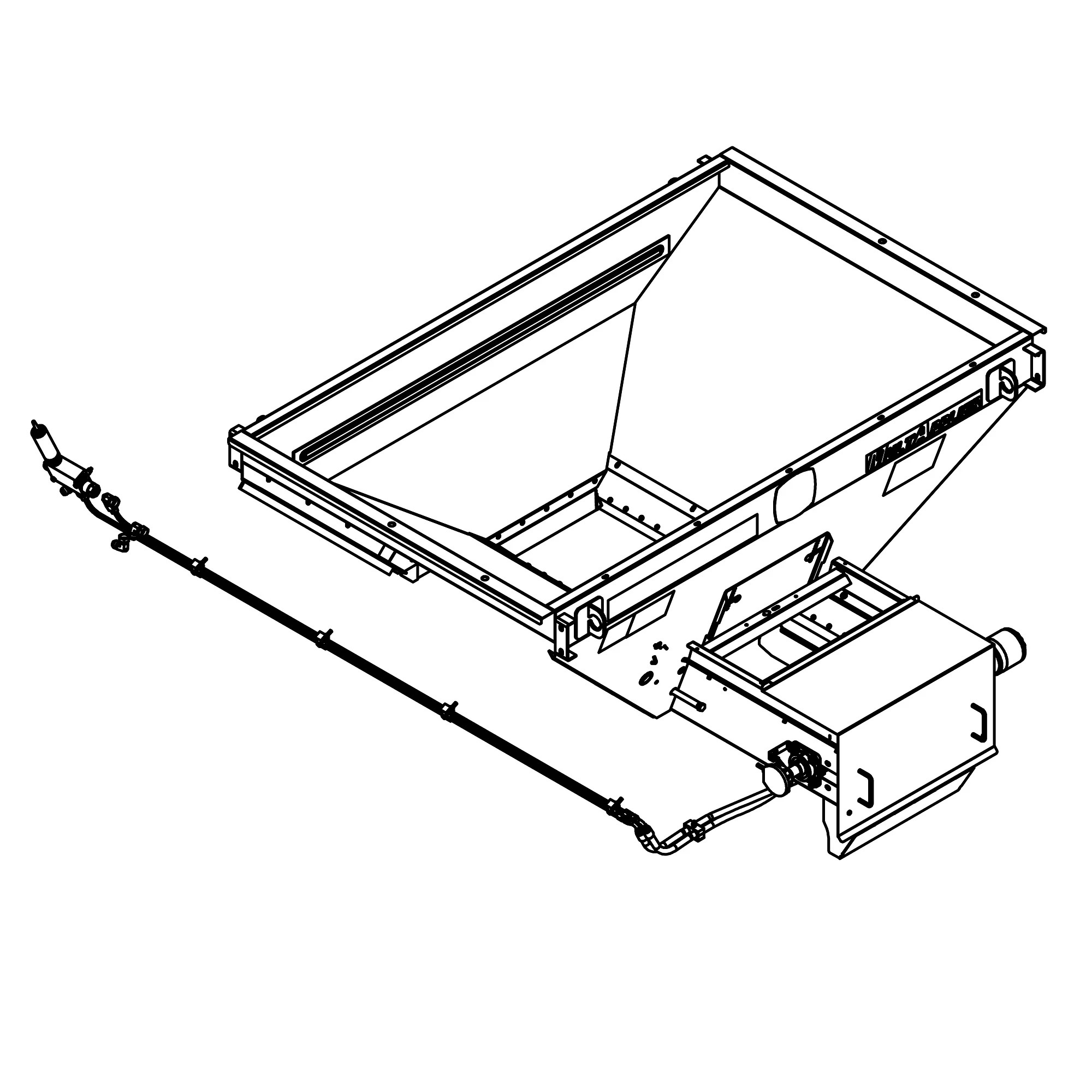 John Deere Second Product Bin Spreader - BKK10744