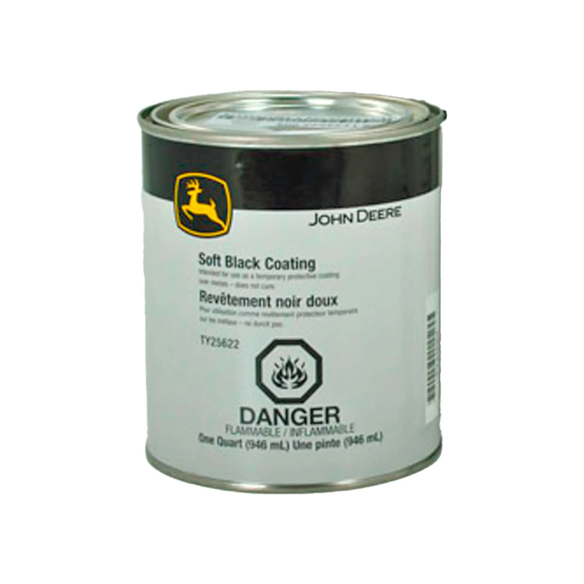 John Deere Soft Black Coating Paint, 946 ml (1 Quart) - TY25622