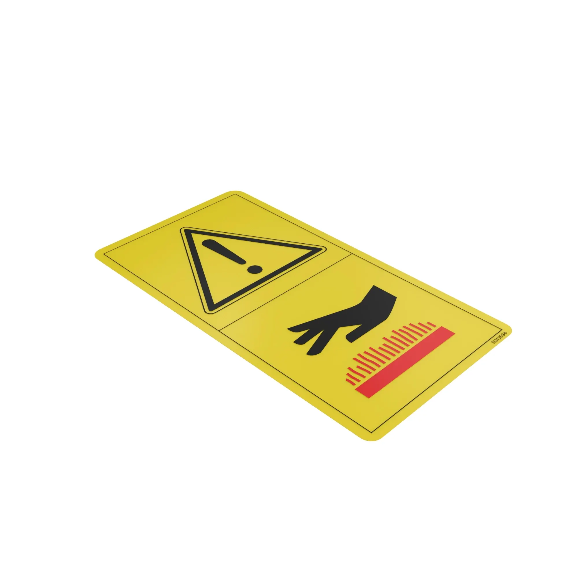 John Deere Exhaust Heat Warning Label - N313594