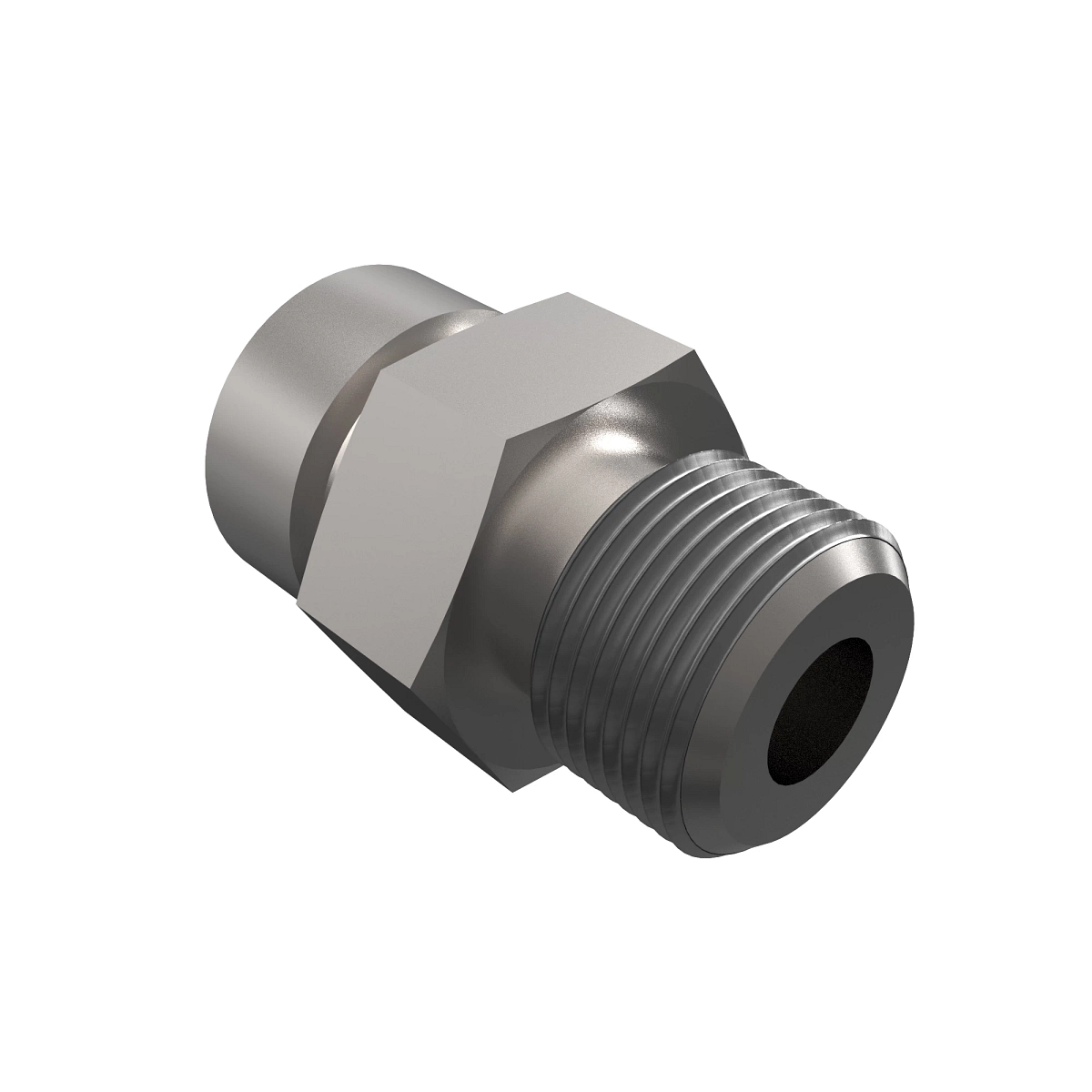 Stud Straight, ORFS W/Metric Hex
