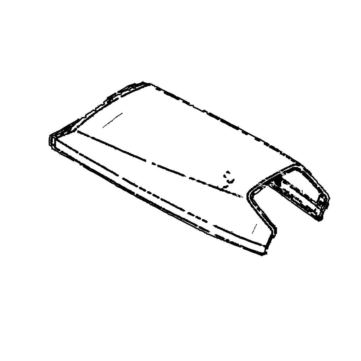 John Deere Top Hood - LVA801368