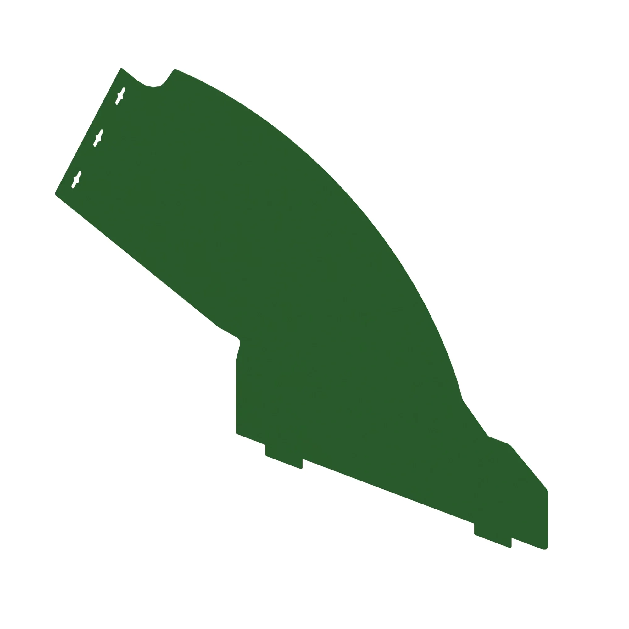 John Deere Wide Row Baffle Panel - KK52515
