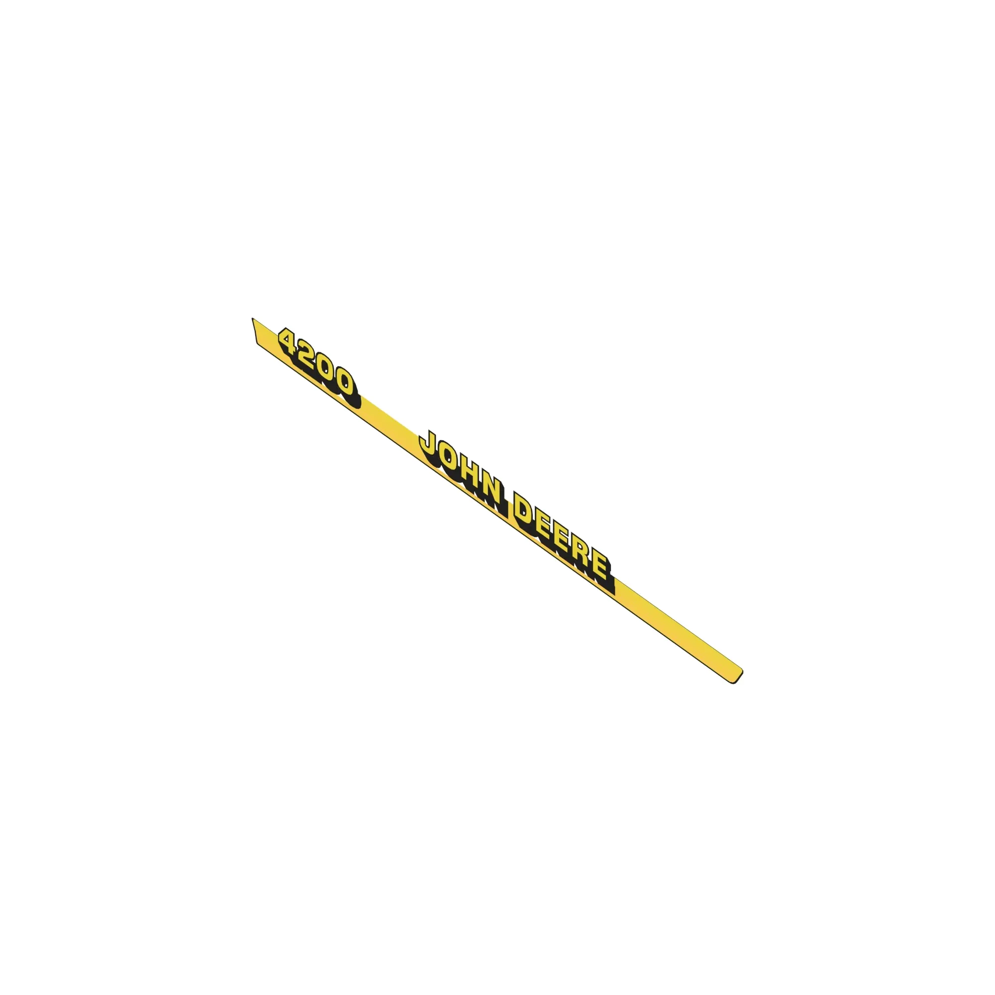 LABEL, '4200' LH SIDE STRIPE