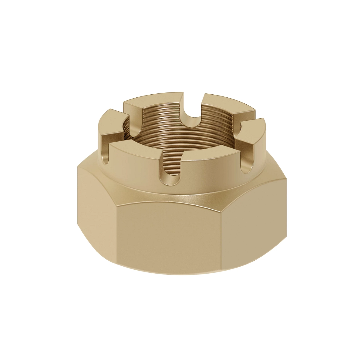 Nut Slotted Hex 3/4 Unf-2B