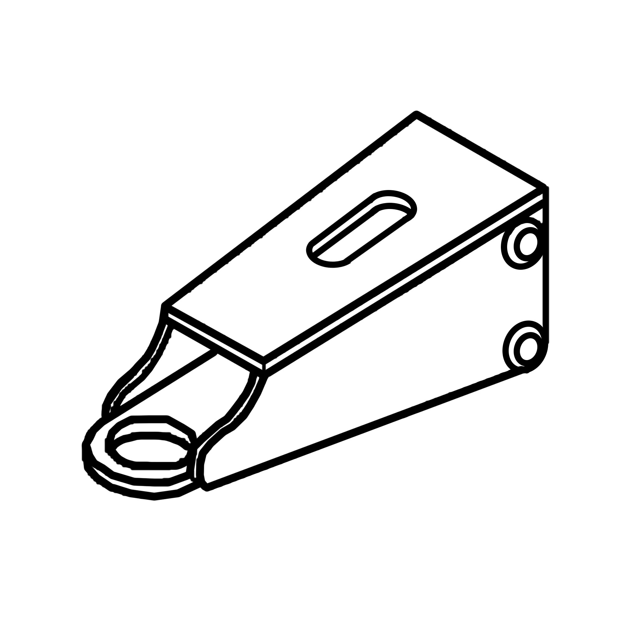 John Deere Front Tongue Hitch - AE49670
