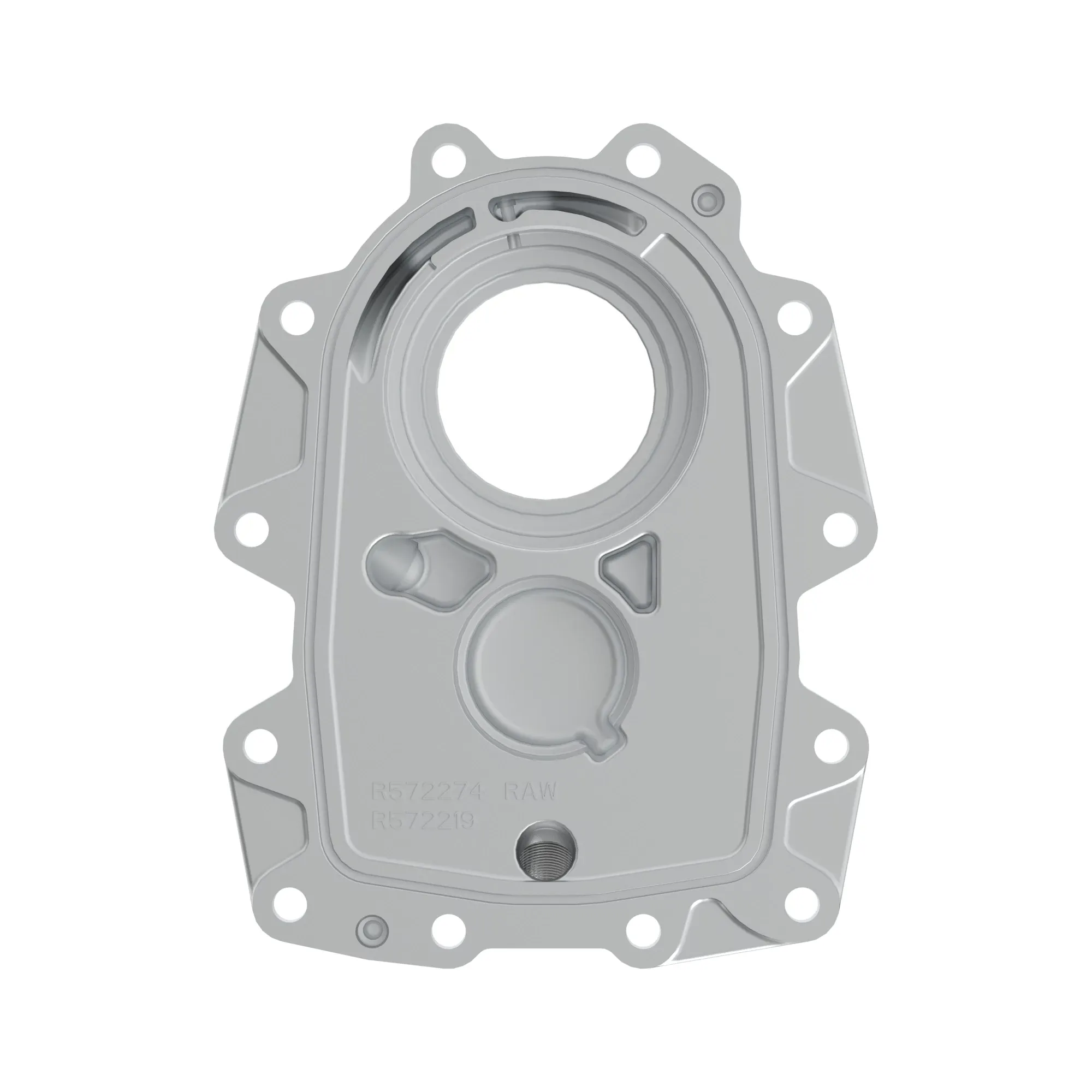 HOUSING, FRONT COVER, WITH PLUG