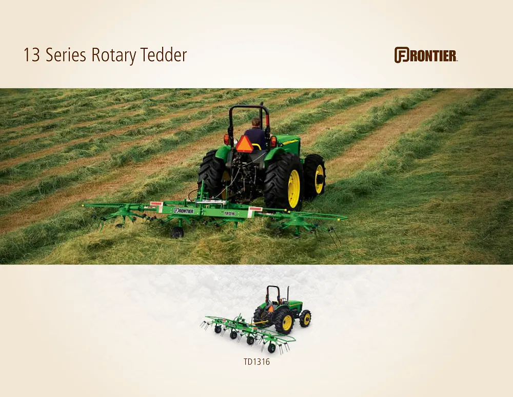 Frontier Series 13 Rotary Blade Brochure cover