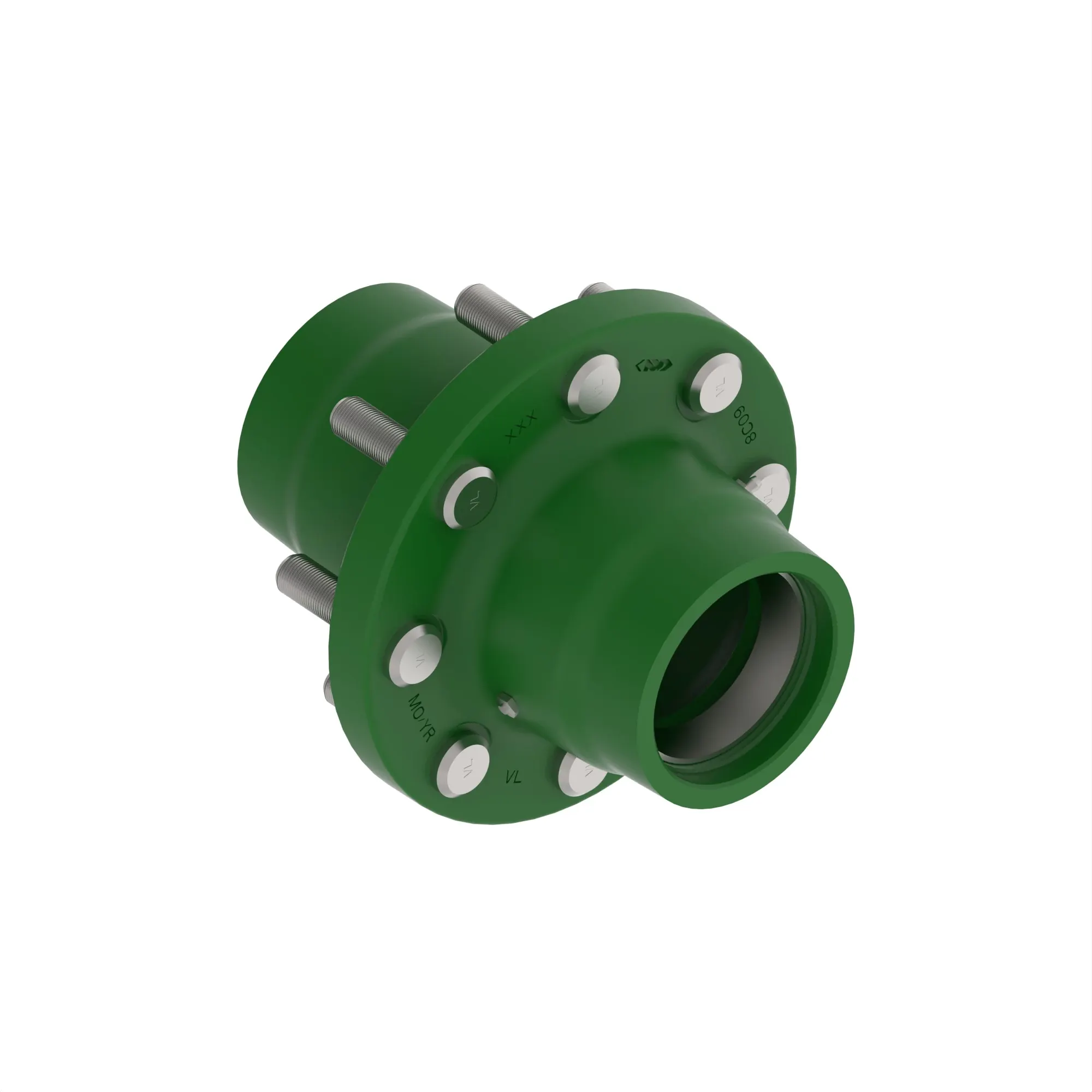HUB, HUB CASTING W/STUDS AND BEARIN