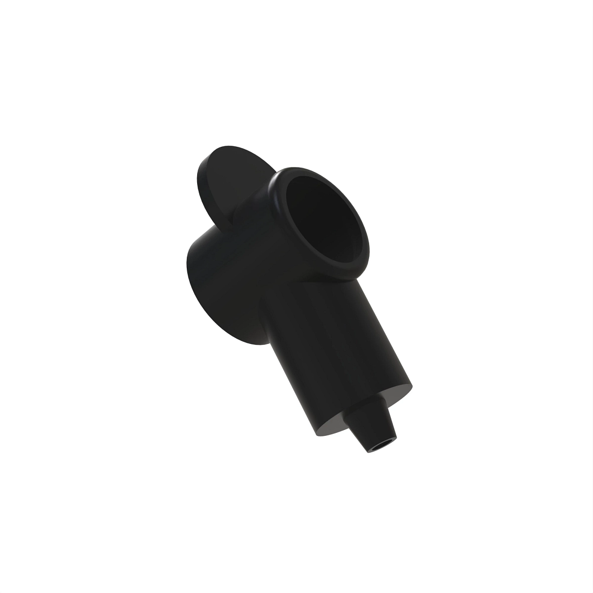 Accy Vte Cap Blk Plstc