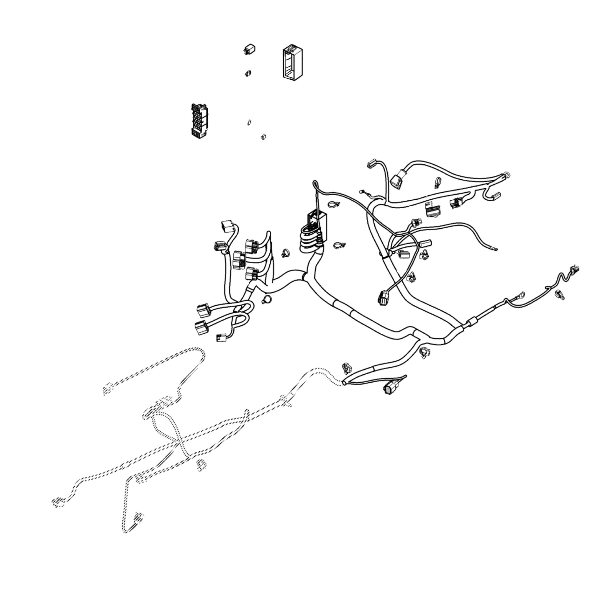 CHASSIS WIRING HARNESS, HARNESS ASS