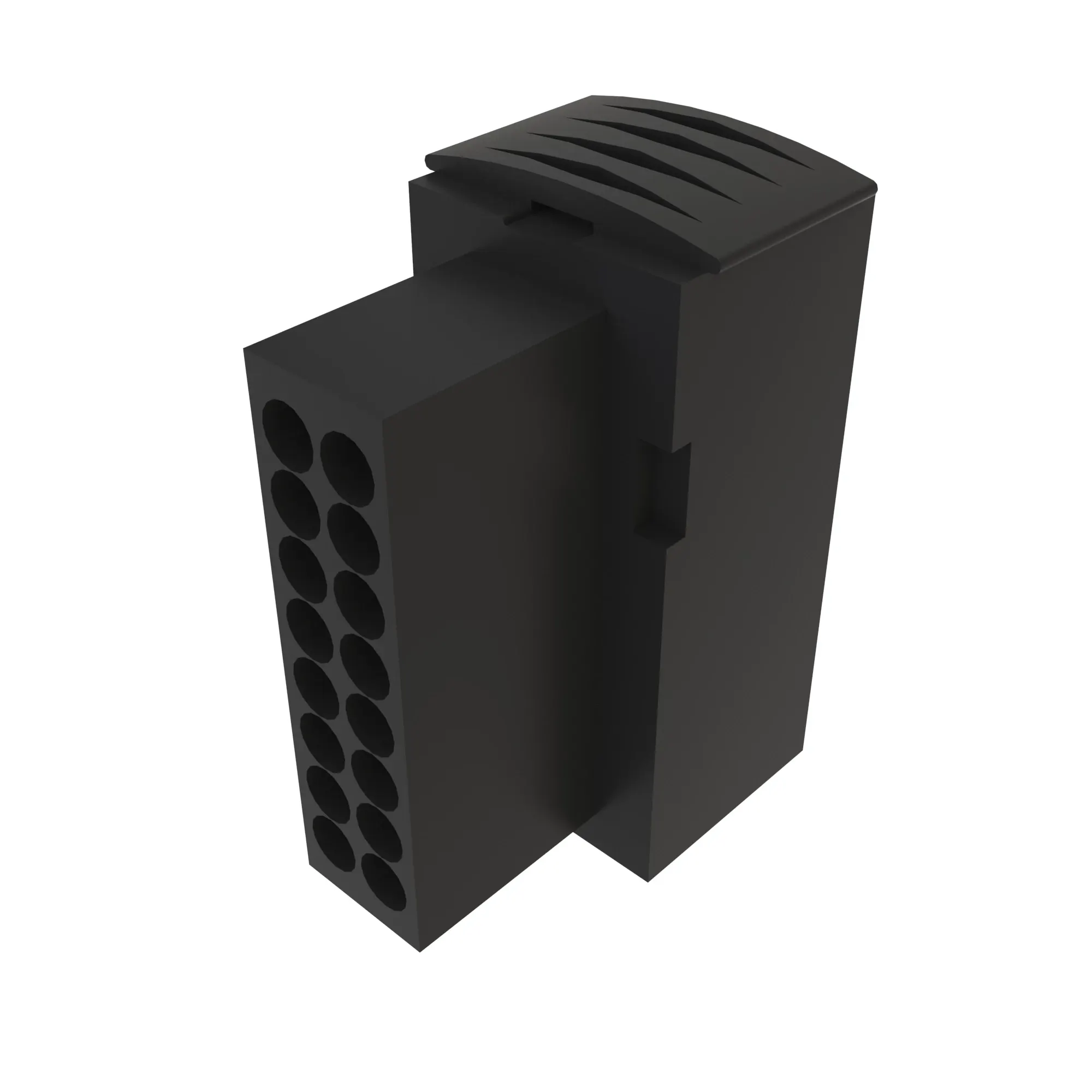 CONN TYCO JPT 16W FS BLK PLSTC