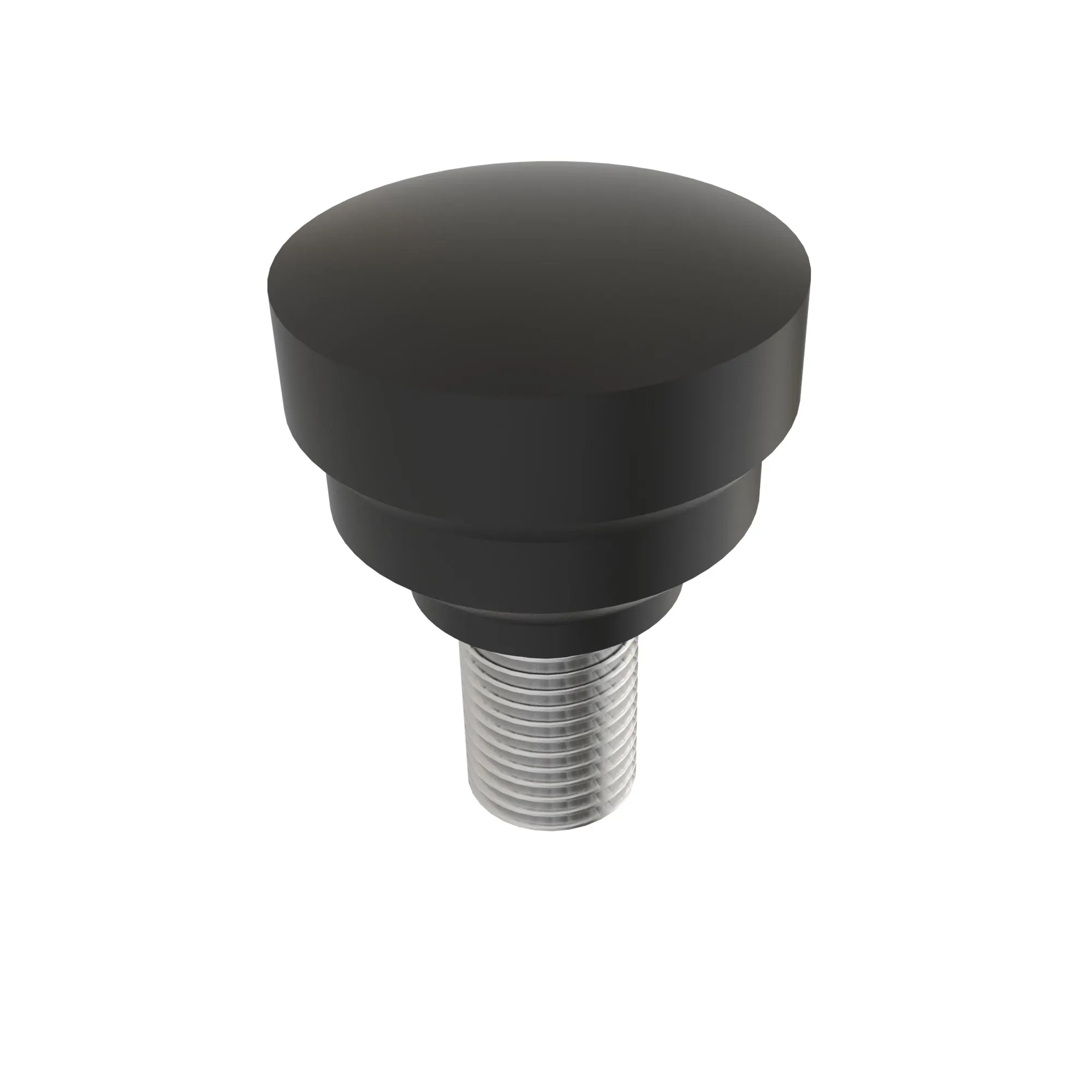 KNOB, 3/4" DIA, 1/4"-20 STUD