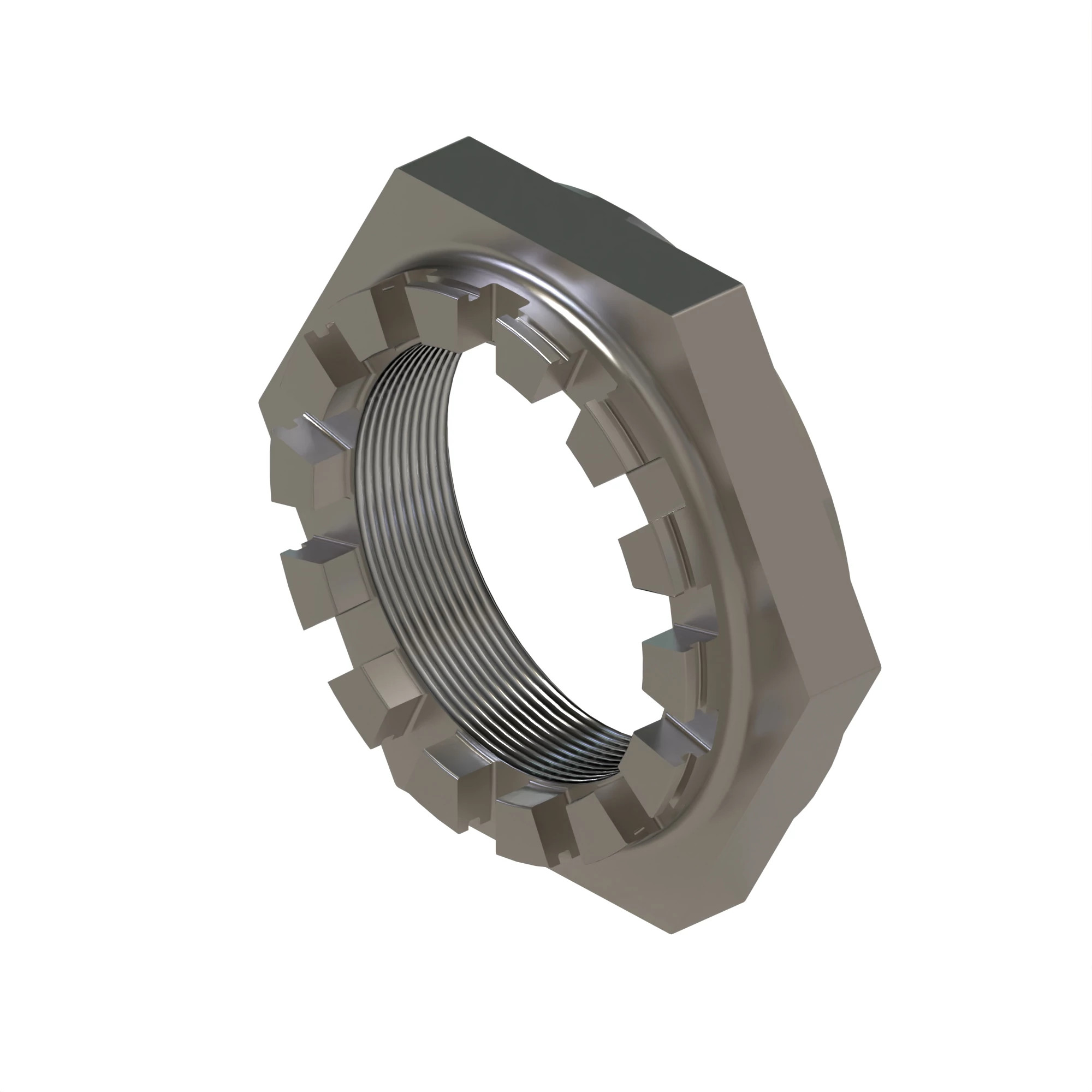 LOCK NUT, CASTLE NUT