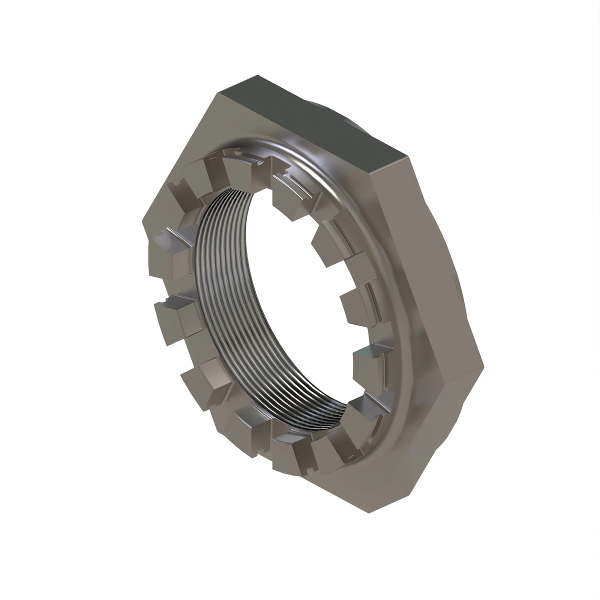 LOCK NUT, CASTLE NUT