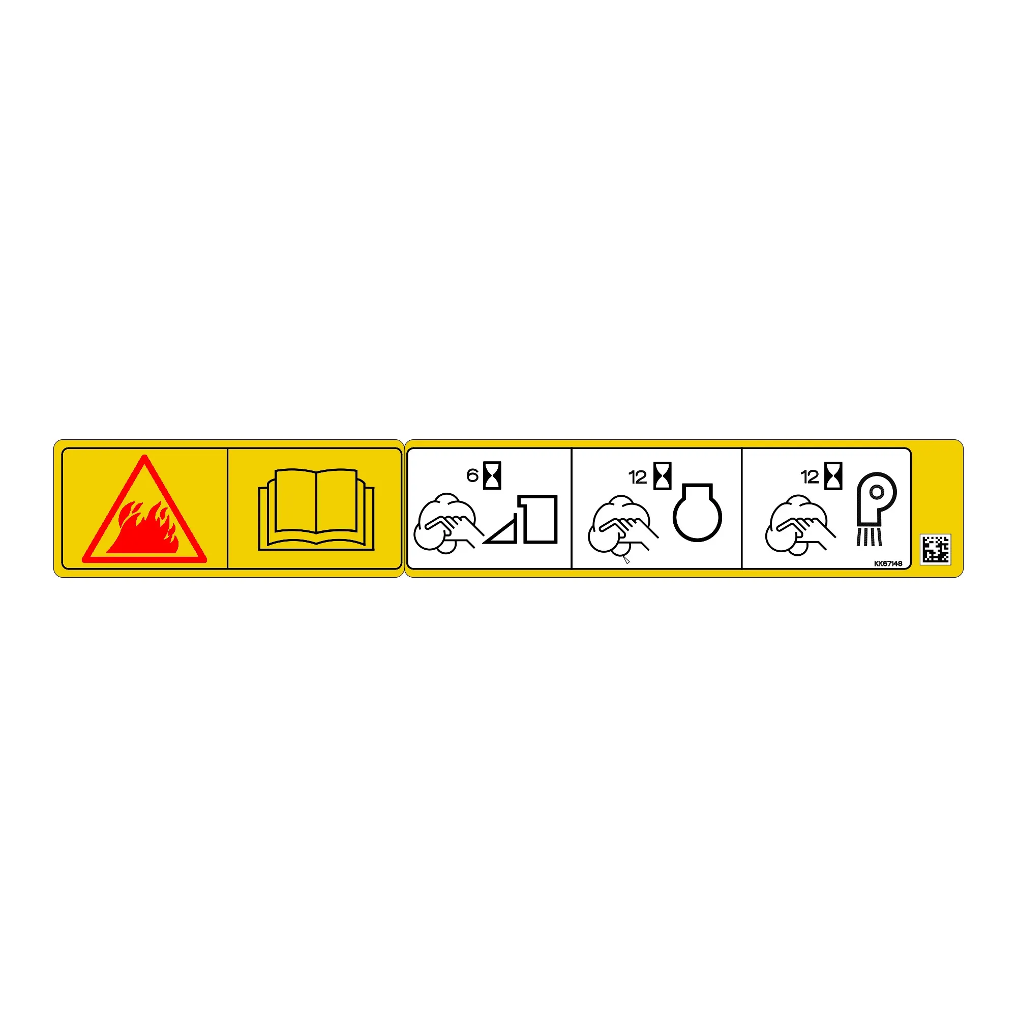John Deere Cleaning Text Free Decal - KK67148