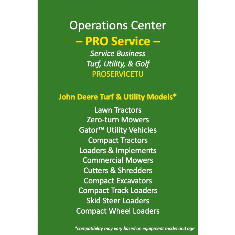 Operations Center PRO Service - Service Business - Turf, Utility, and ...