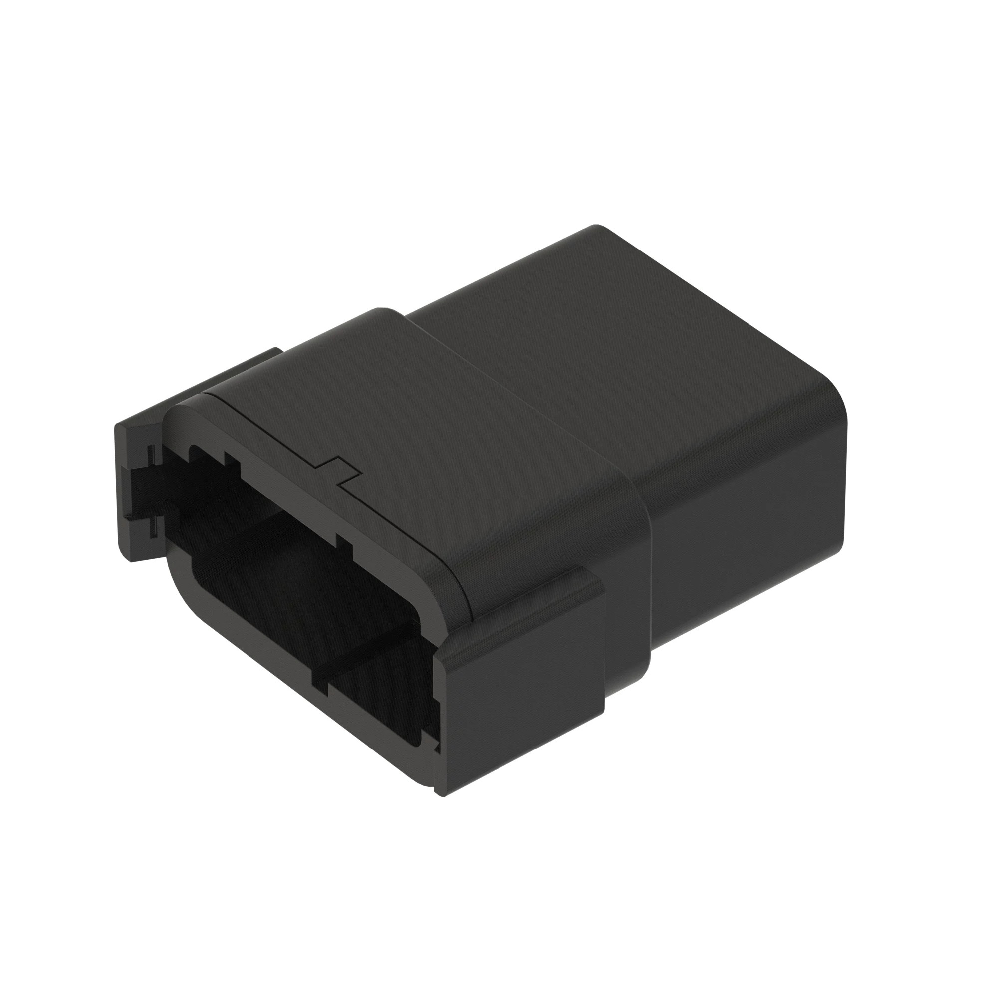 CONN DEUTSCH DTM 12W F SLD BLK PLST