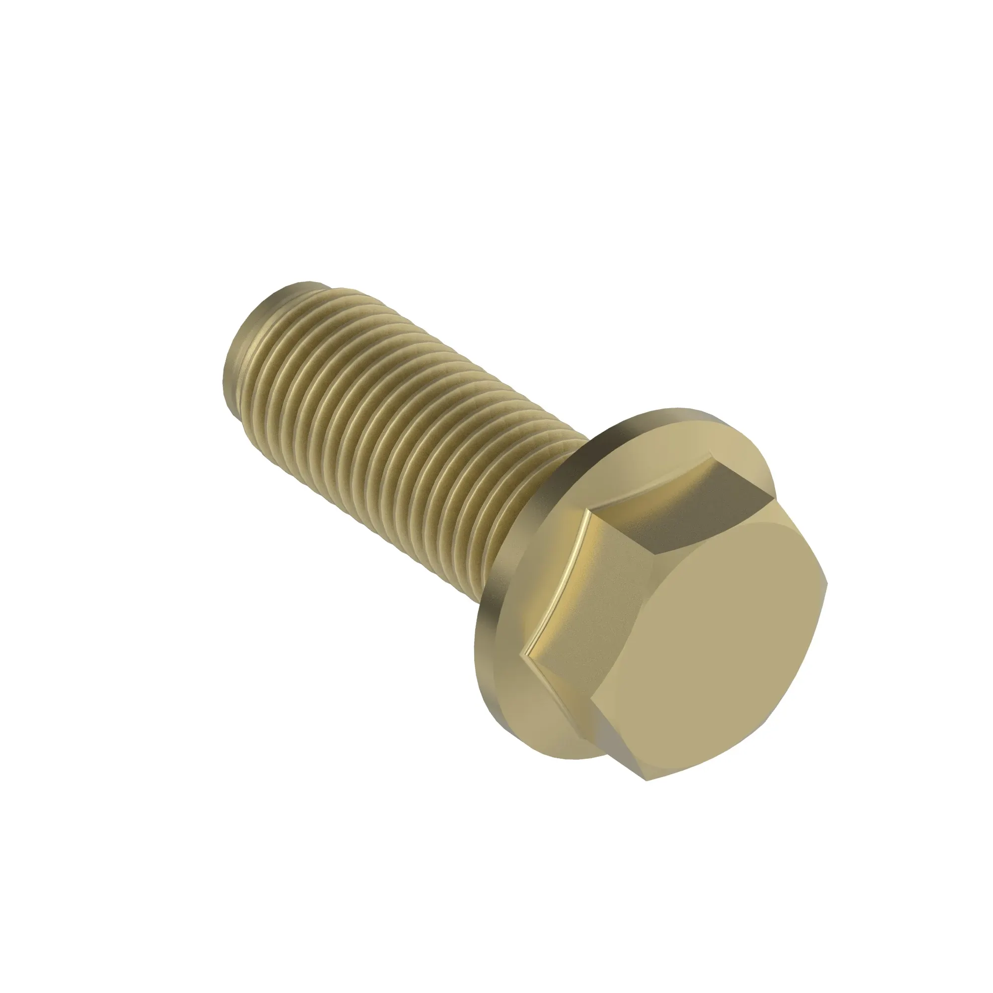 SCREW, FLANGED, METRIC, SERRATED