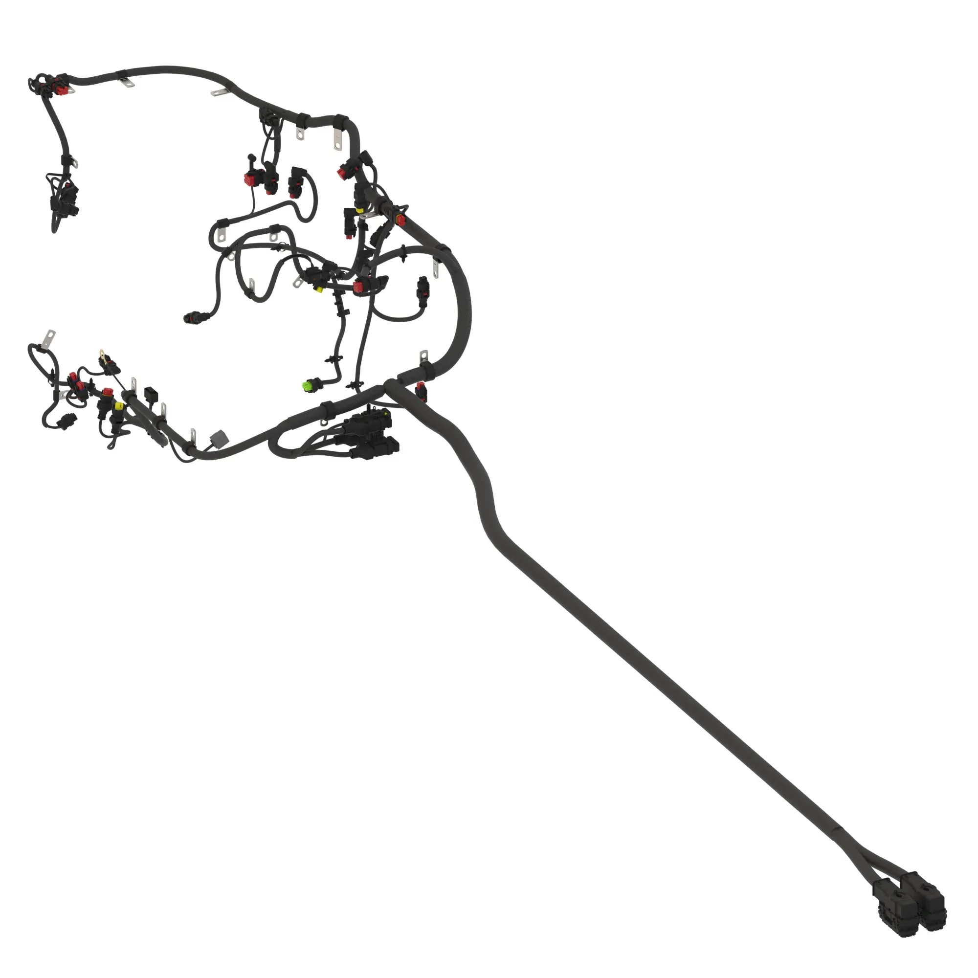 John Deere Remote Mount L33 Engine Wiring Harness, FT4 - DZ105393
